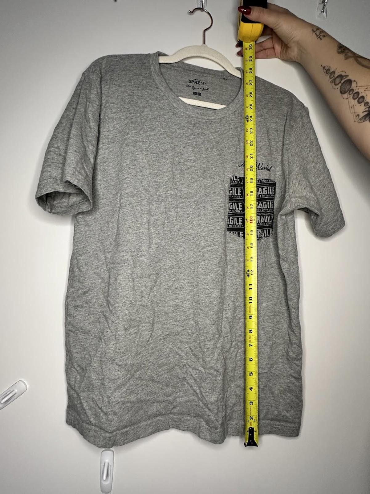 Uniqlo Uniqlo SPRZ NY x Andy Warhol "Fragile" T-Shirt - Sz. L Size US L / EU 52-54 / 3 - 4 Thumbnail