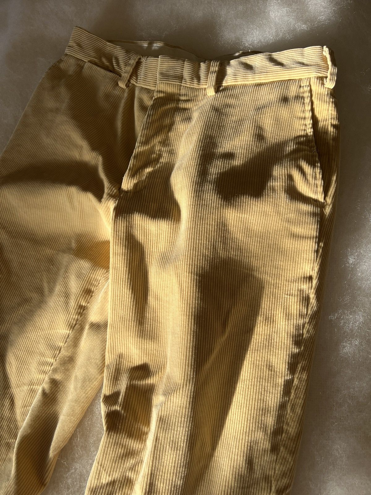 J. Press J Press Light Yellow / Beige Corduroy Pants Size US 32 / EU 48 - 6 Thumbnail