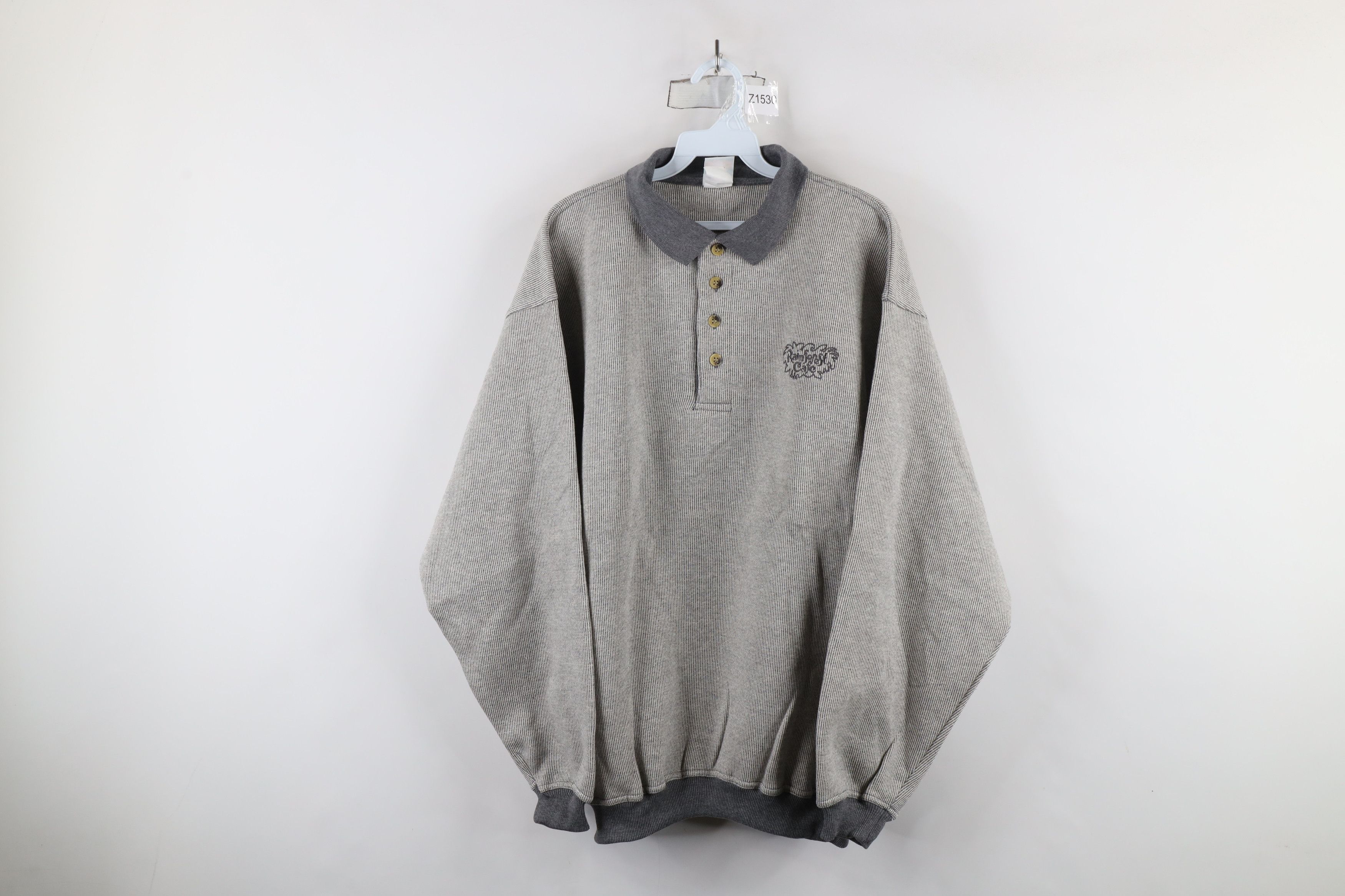 Vintage Vintage 90s Rainforest Cafe Collared Pullover Sweatshirt Size US M / EU 48-50 / 2 - 1 Thumbnail