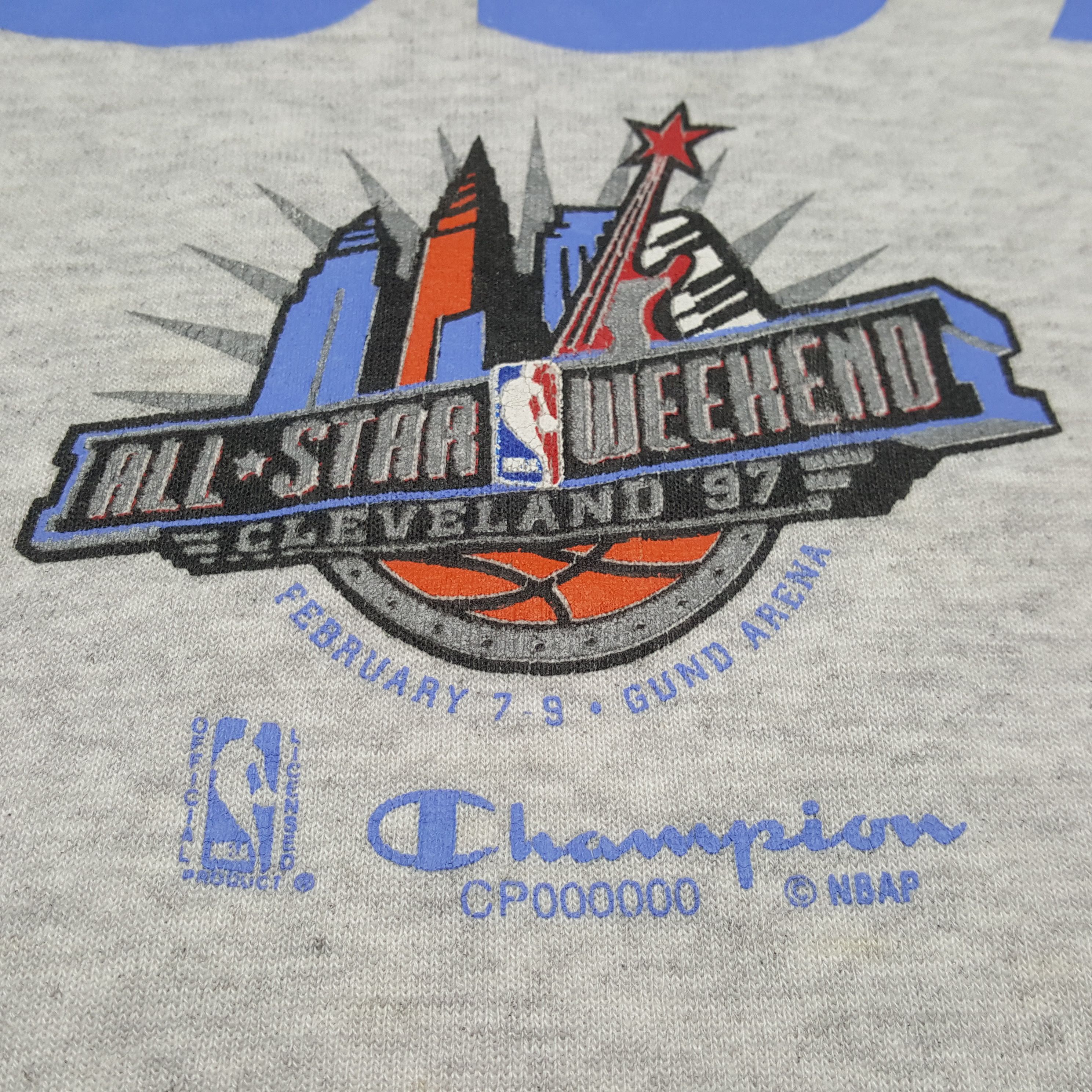 Champion Vintage 1997 NBA All Star Weekend Sweatshirt RR6 Size US XL / EU 56 / 4 - 8 Thumbnail