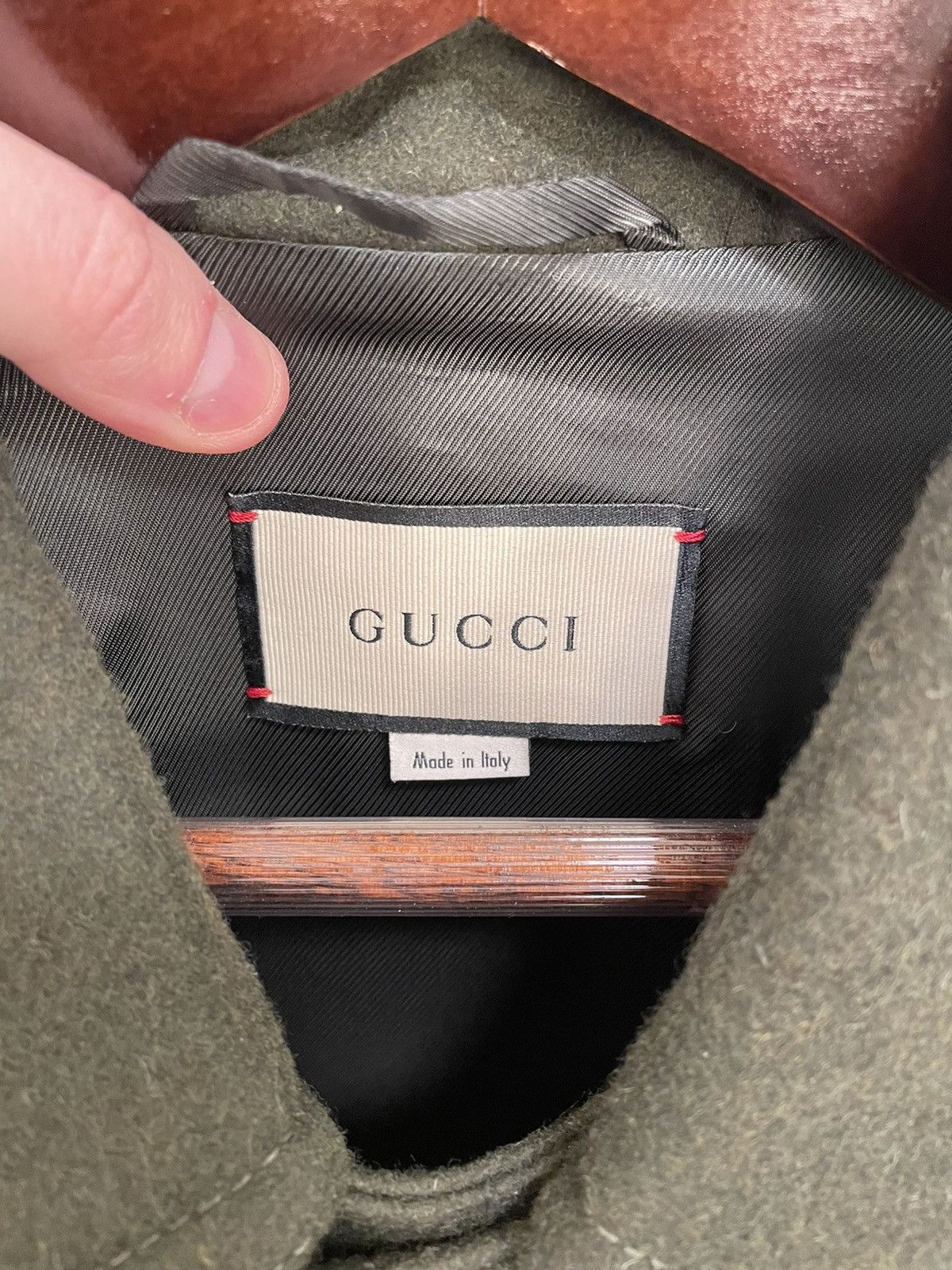 Gucci Gucci Runway Wool Military Coat Size US L / EU 52-54 / 3 - 3 Thumbnail