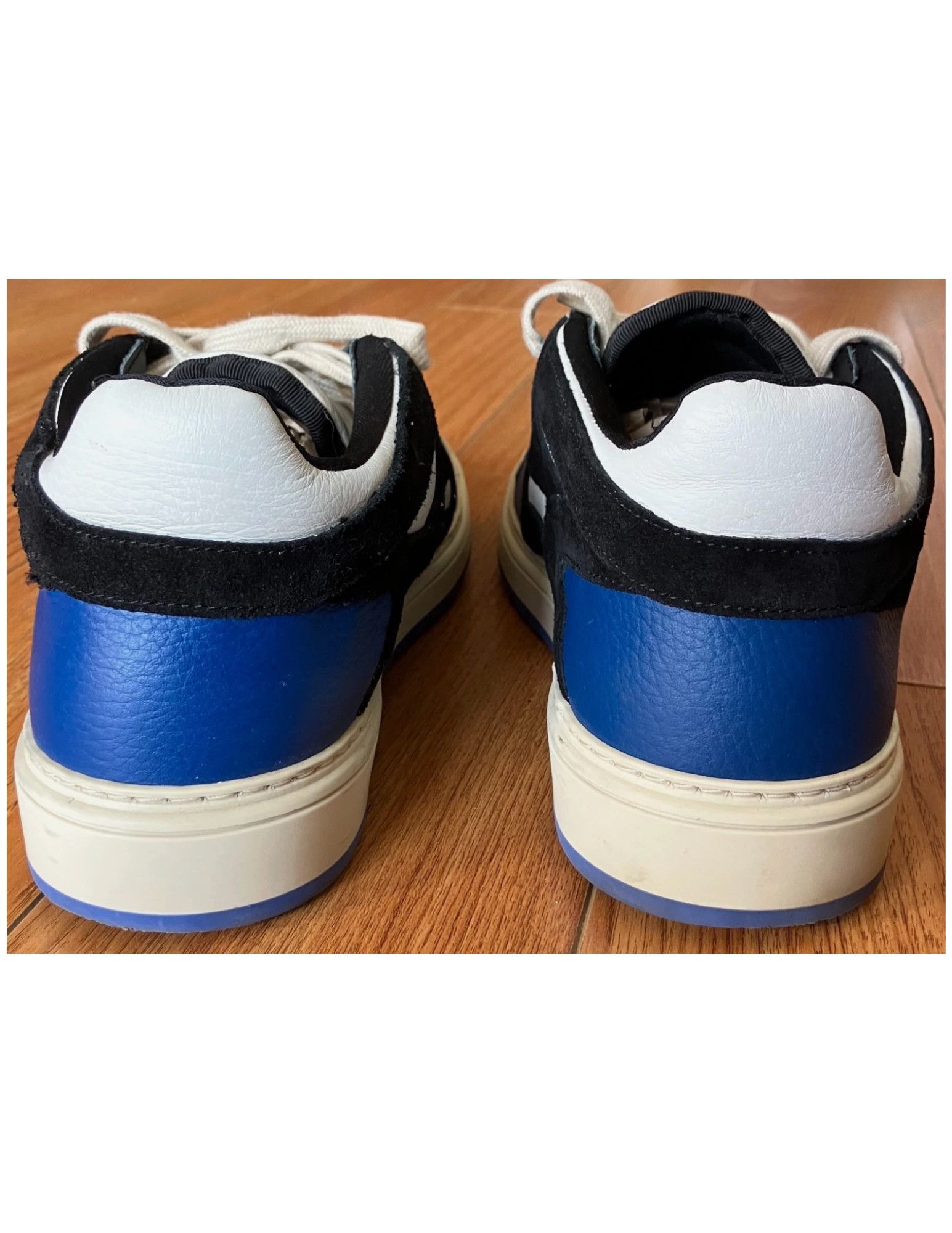 Represent Clo. Represent Apex Sneakers Cobalt/Black/White Leather US11UK10 Size US 11 / EU 44 - 3 Thumbnail