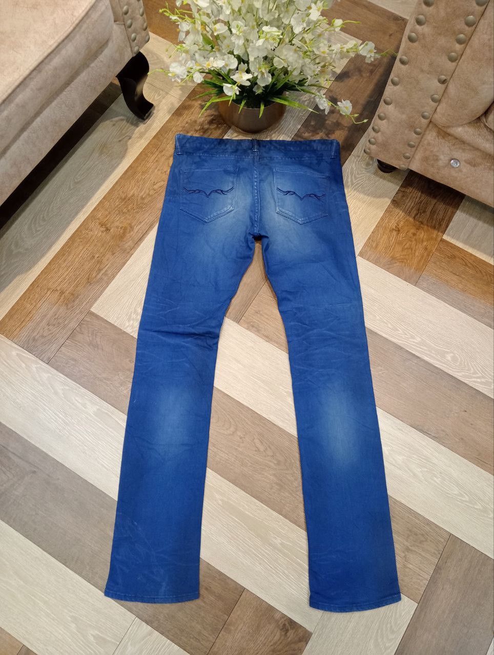 GOSTAR DE FUGA JAPANESE FUGA BLUE STRETCH JEANS Size US 34 / EU 50 - 8 Thumbnail
