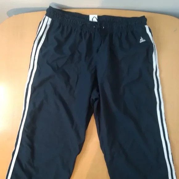 Adidas Streetwear Adidas 3 Stripe Wind Pants Joggers Trainers Capri Grailed