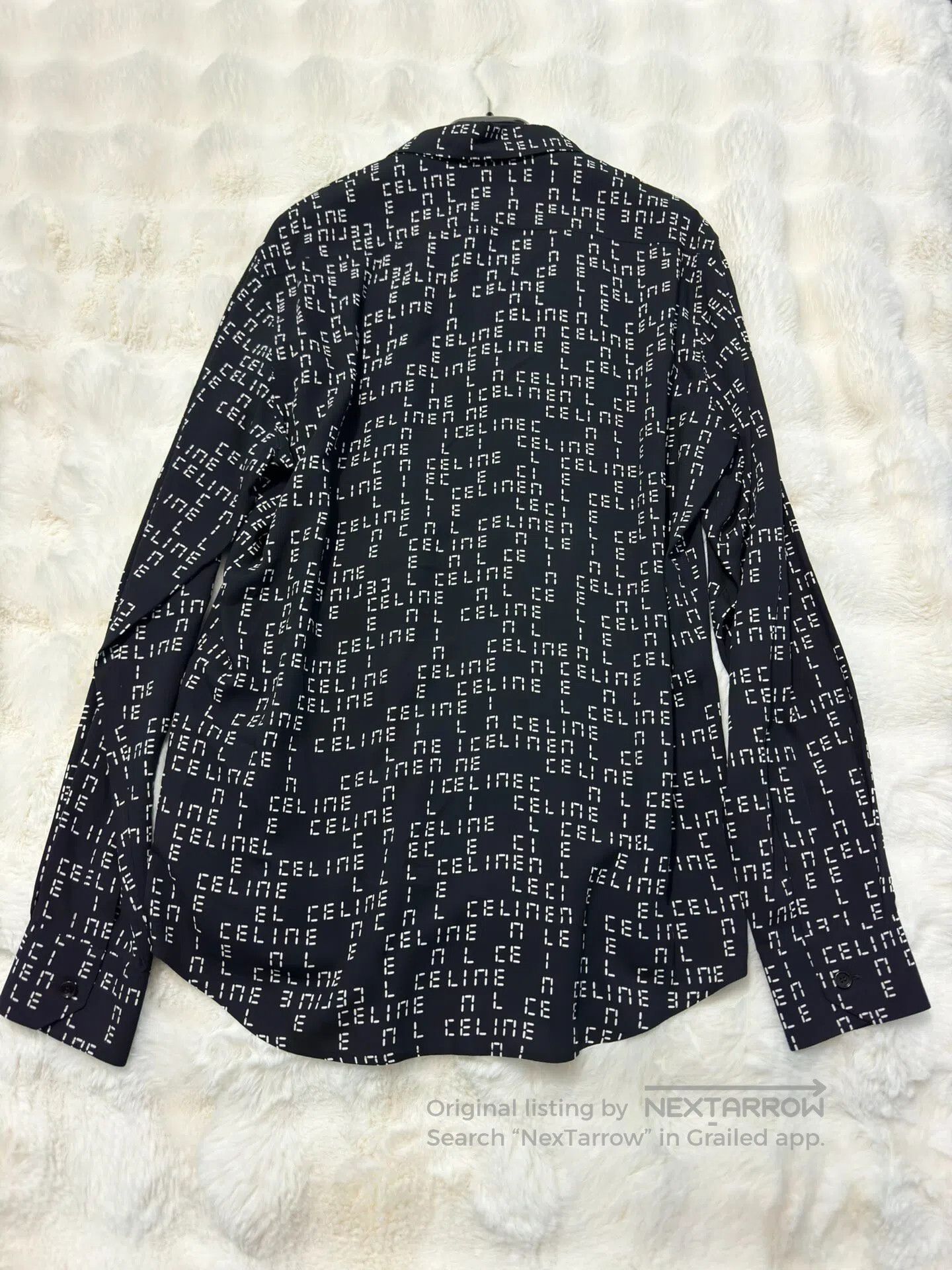 Celine CELINE Full Print Barrage Shirt| Size S / US 4 / IT 40 - 9 Thumbnail