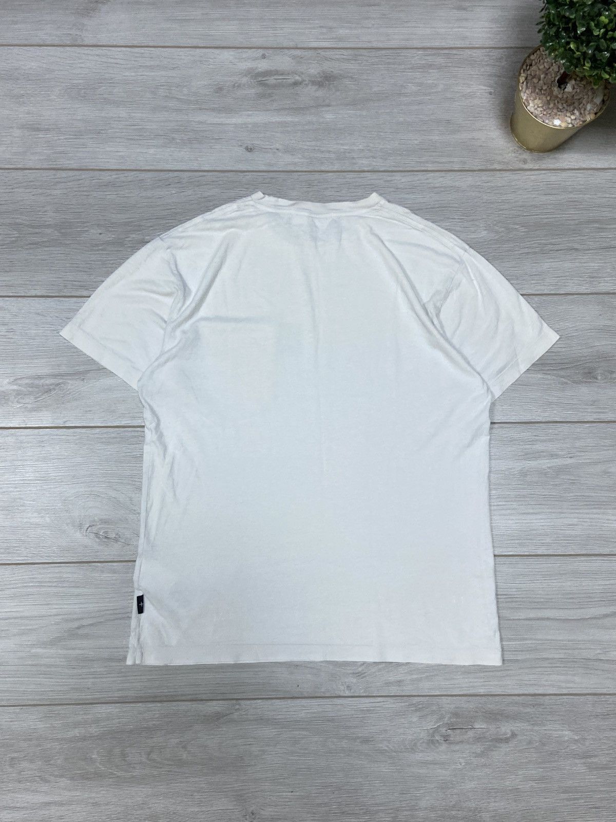 Stone Island Stone Island big pocket logo compass distressed shirt Size US L / EU 52-54 / 3 - 9 Thumbnail