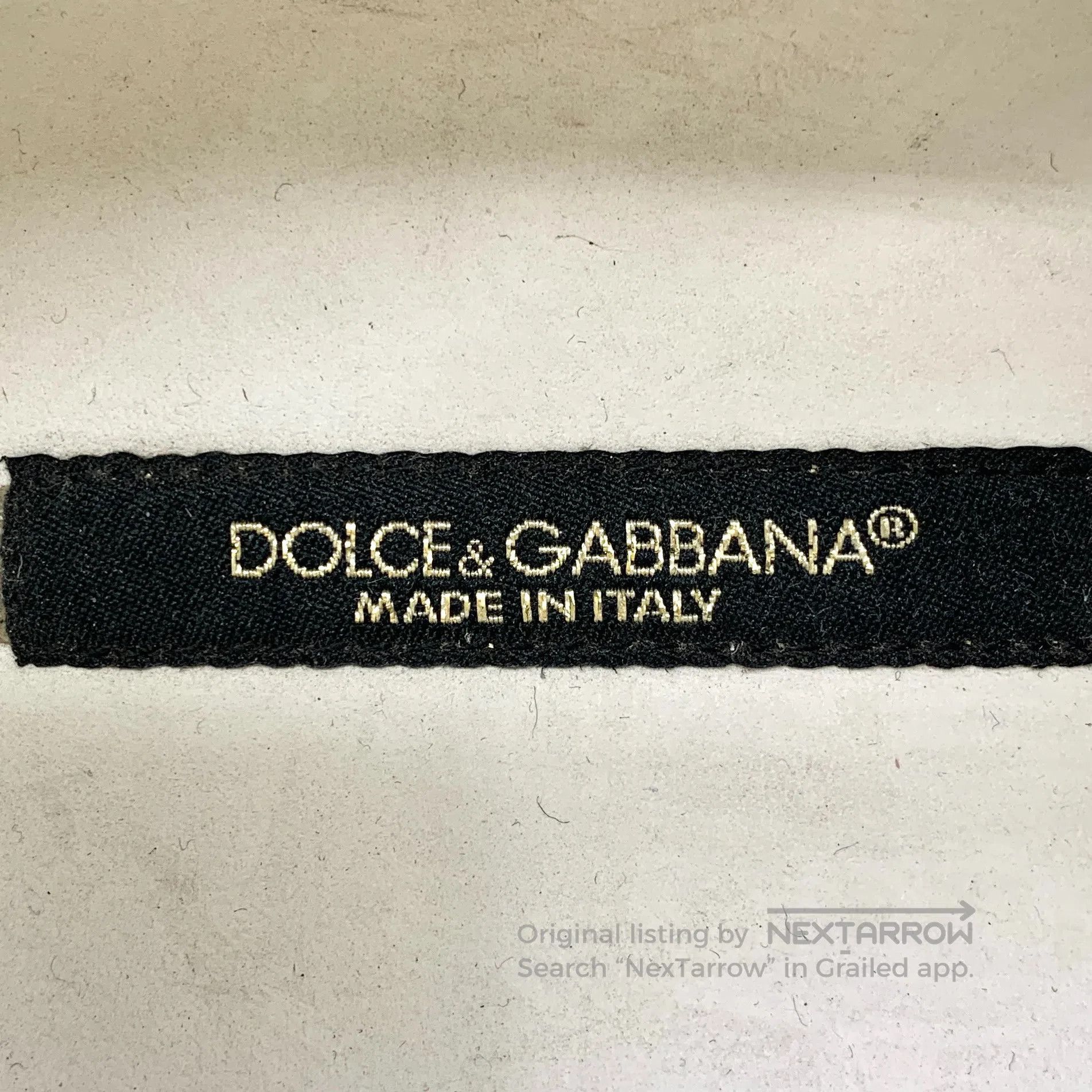 Dolce & Gabbana Dolce Gabbana White Letter Laced Casual Flat Loafers| Size US 7 / EU 40 - 7 Thumbnail