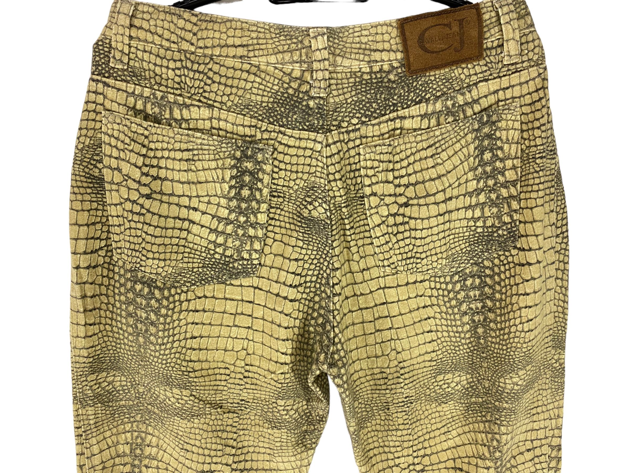 Designer × Just Cavalli × Roberto Cavalli Cavalli jeans crocodile printed pant Size US 31 - 6 Thumbnail