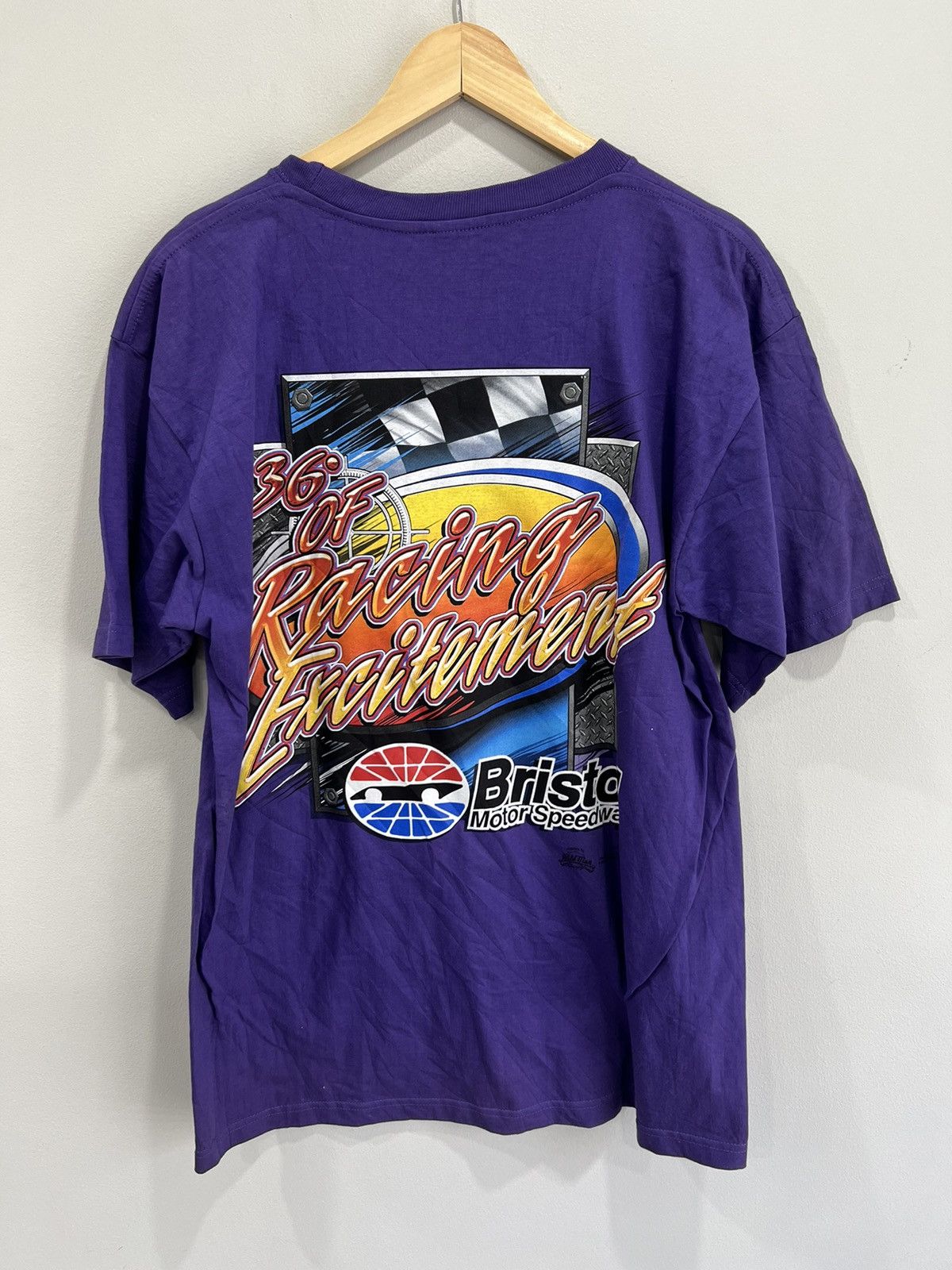 Vintage Vintage Motorsports Racing tee shirt bristol Size US L / EU 52-54 / 3 - 2 Thumbnail