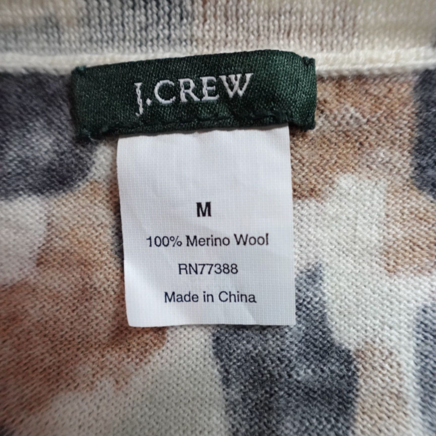 J.Crew J.Crew Womens Sweater Cardigan Brown Wool S Merino Long Sleeve Knit Mens? Size S / US 4 / IT 40 - 3 Thumbnail