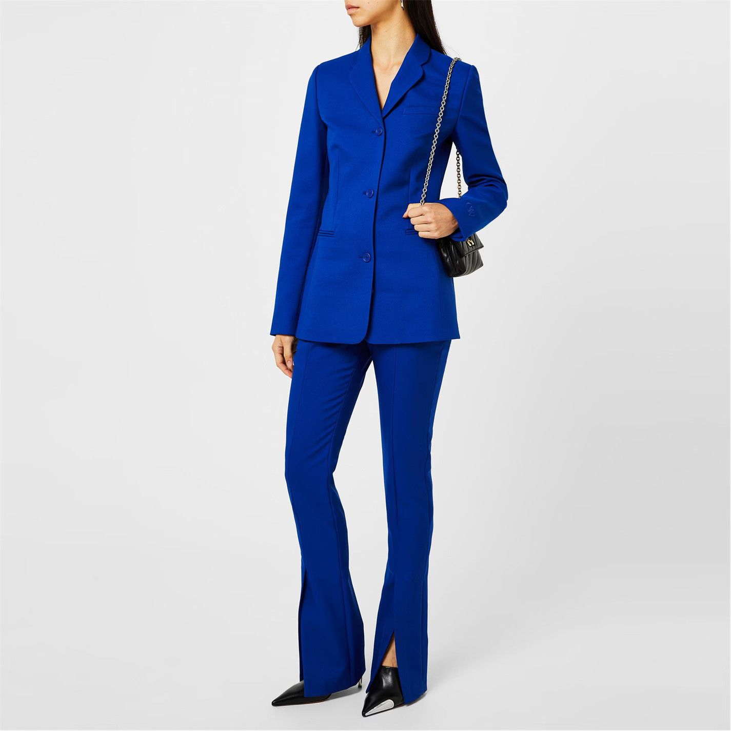 Off-White o1g2r1mq0125 Blazer in Blue Size S / US 4 / IT 40 - 5 Thumbnail