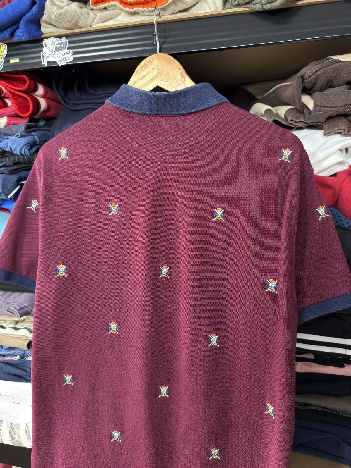 Polo Ralph Lauren POLO RALPH LAUREN MONOGRAM CREST POLO SHIRT CUSTOM SLIM FIT Size US L / EU 52-54 / 3 - 10 Thumbnail
