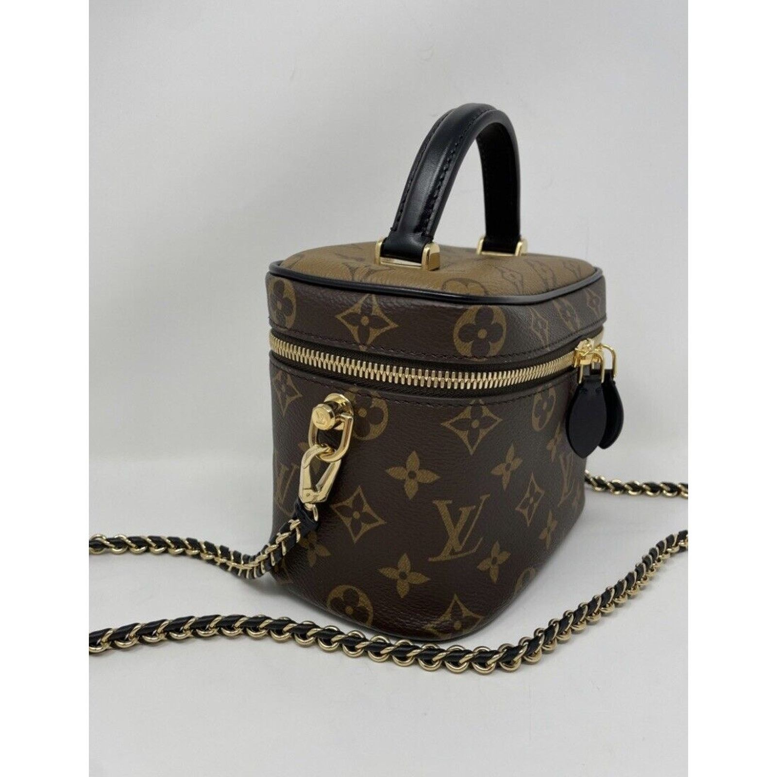 Louis Vuitton Louis Vuitton Vanity PM Brown Canvas Coated Reverse Monogram Size ONE SIZE - 5 Thumbnail