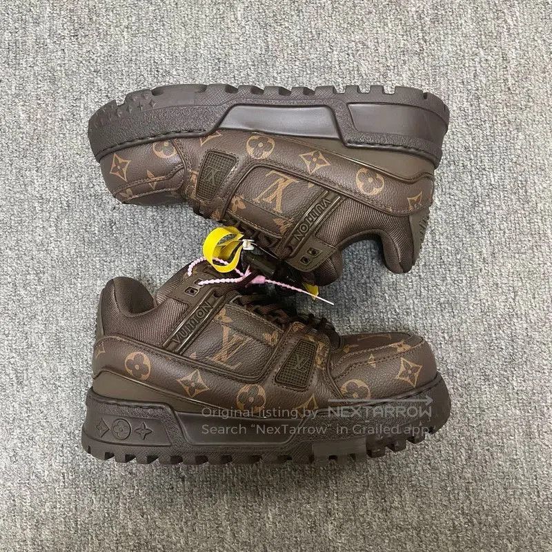 Louis Vuitton Louis Vuitton Trainer Maxi Low Top Sneakers . Size US 10 / EU 43 - 7 Thumbnail