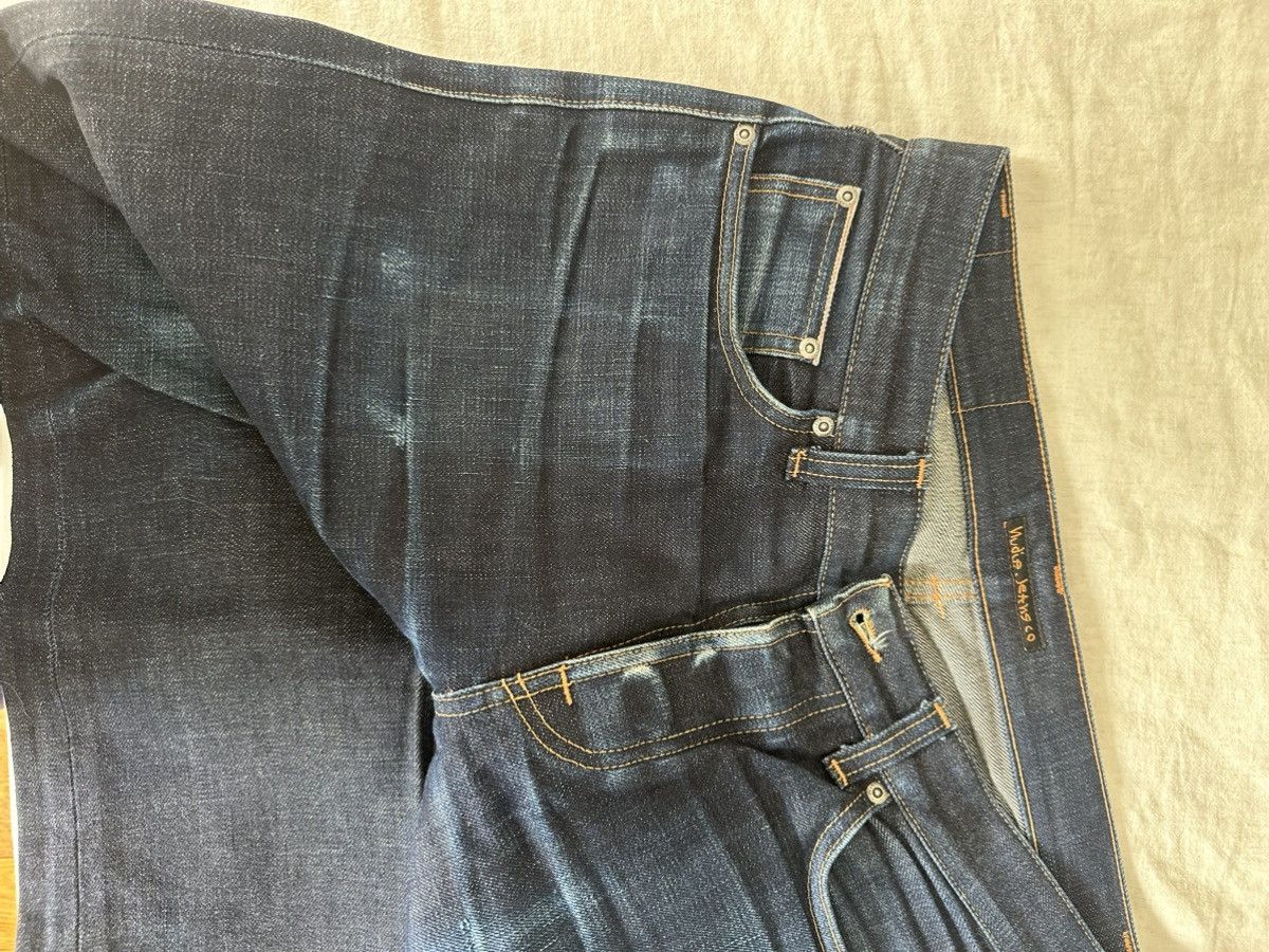 Nudie Jeans Nudie Jeans Steady Eddie II Dry Ace Selvage 31 x 30 Size US 31 - 3 Thumbnail