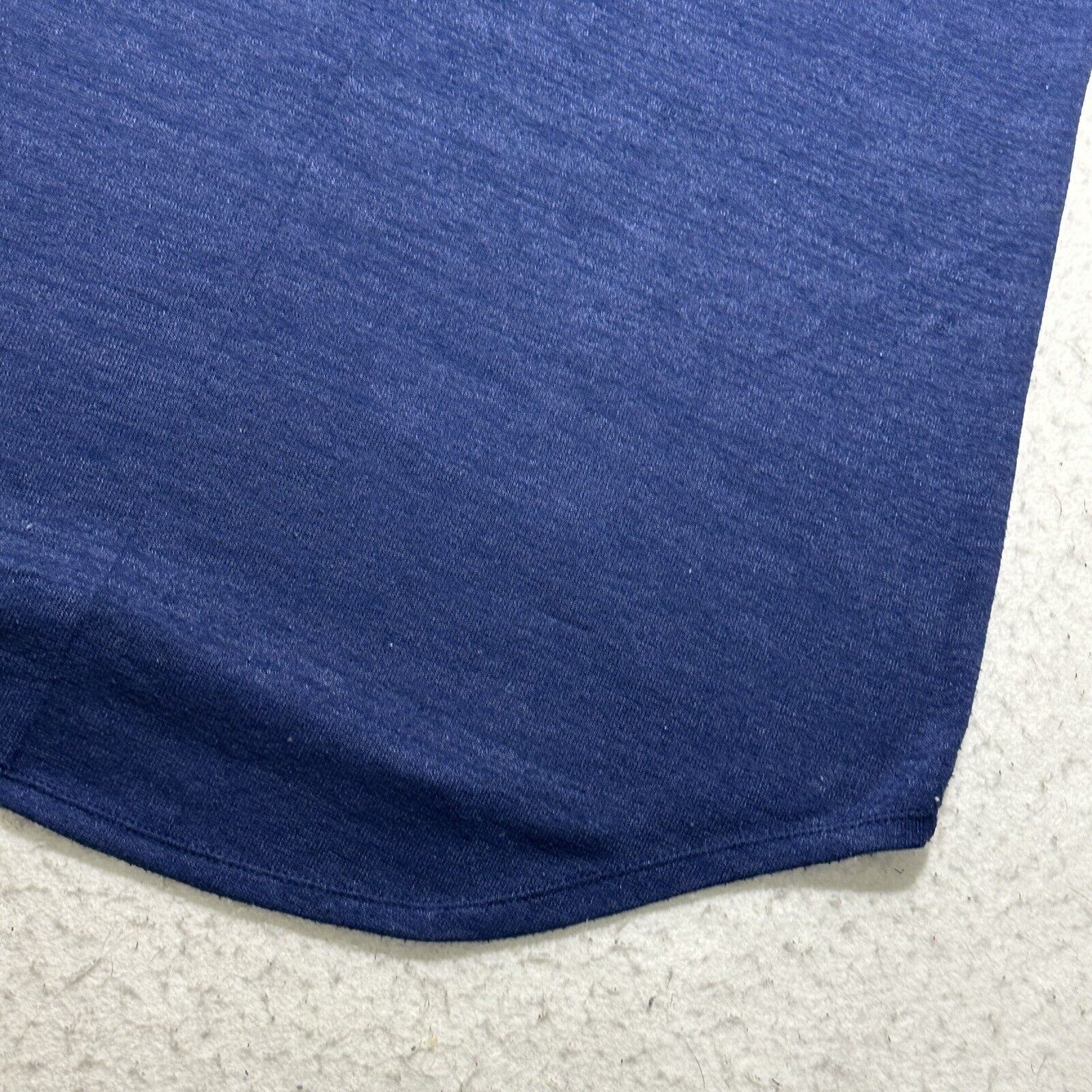 Other A.N.A. Large V-Neck Navy Blue Knit Round Hem T-Shirt Size L / US 10 / IT 46 - 15 Thumbnail