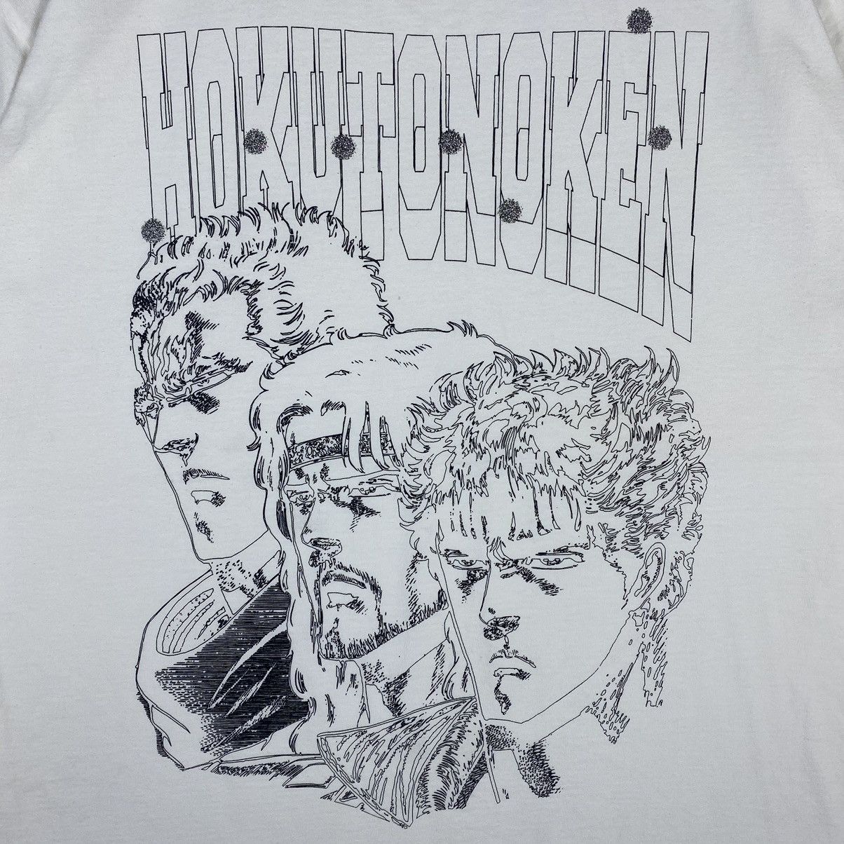 Anime × Cartoon Network × Vintage VINTAGE FIST OF THE NORTH STAR HOKUTO NO KEN ANIME TEE Size US L / EU 52-54 / 3 - 3 Thumbnail