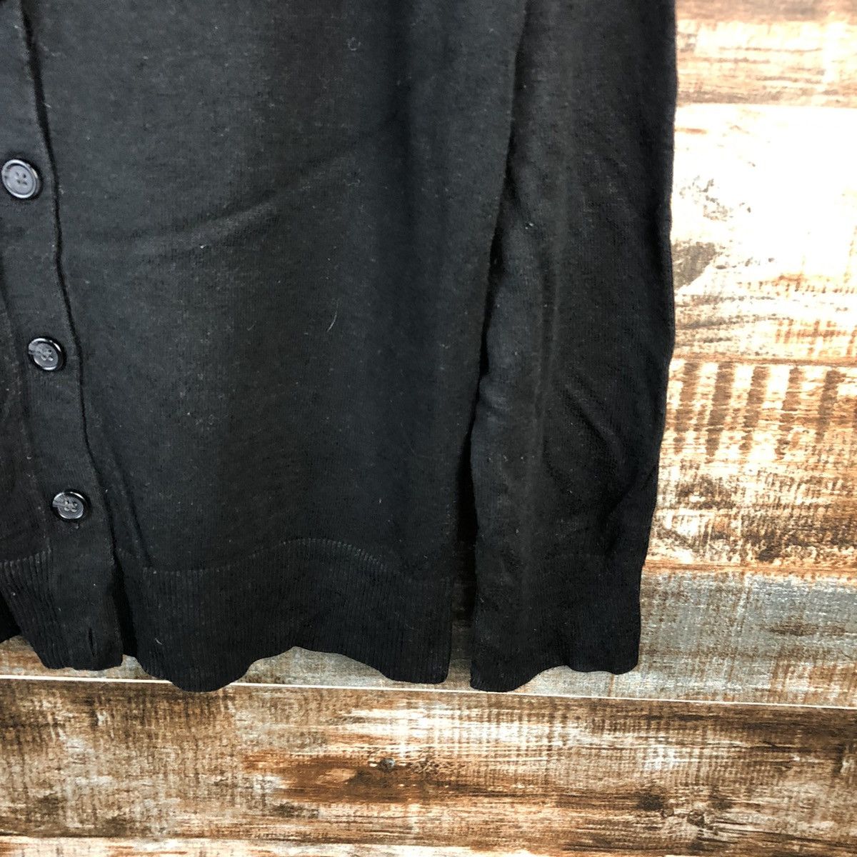 Vintage DL Gap Black Cardigan Knitwear #C444 Size US L / EU 52-54 / 3 - 8 Thumbnail