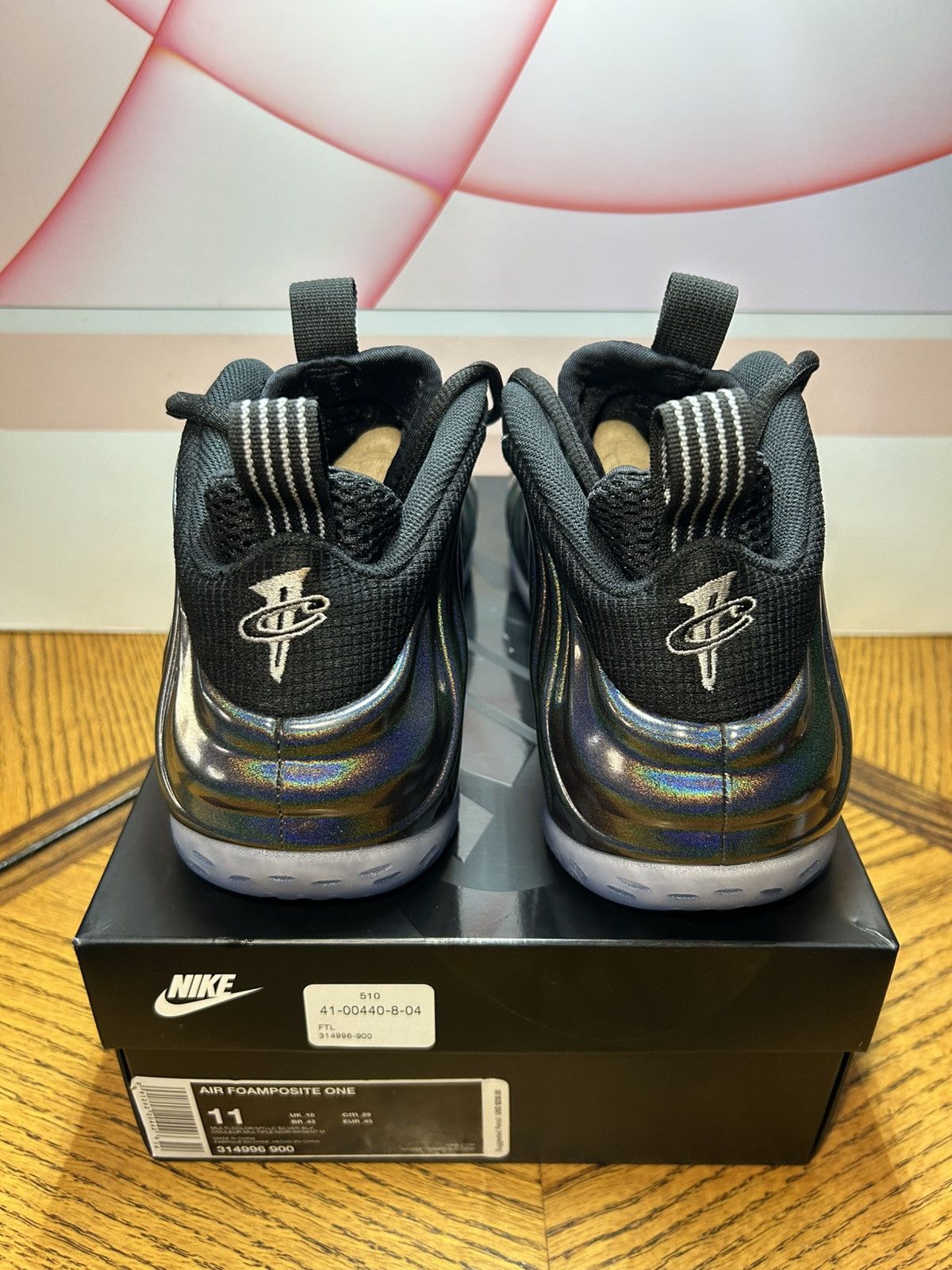 Nike Size 11 - Nike Air Foamposite One Hologram 2015 NEW Size US 11 / EU 44 - 9 Thumbnail