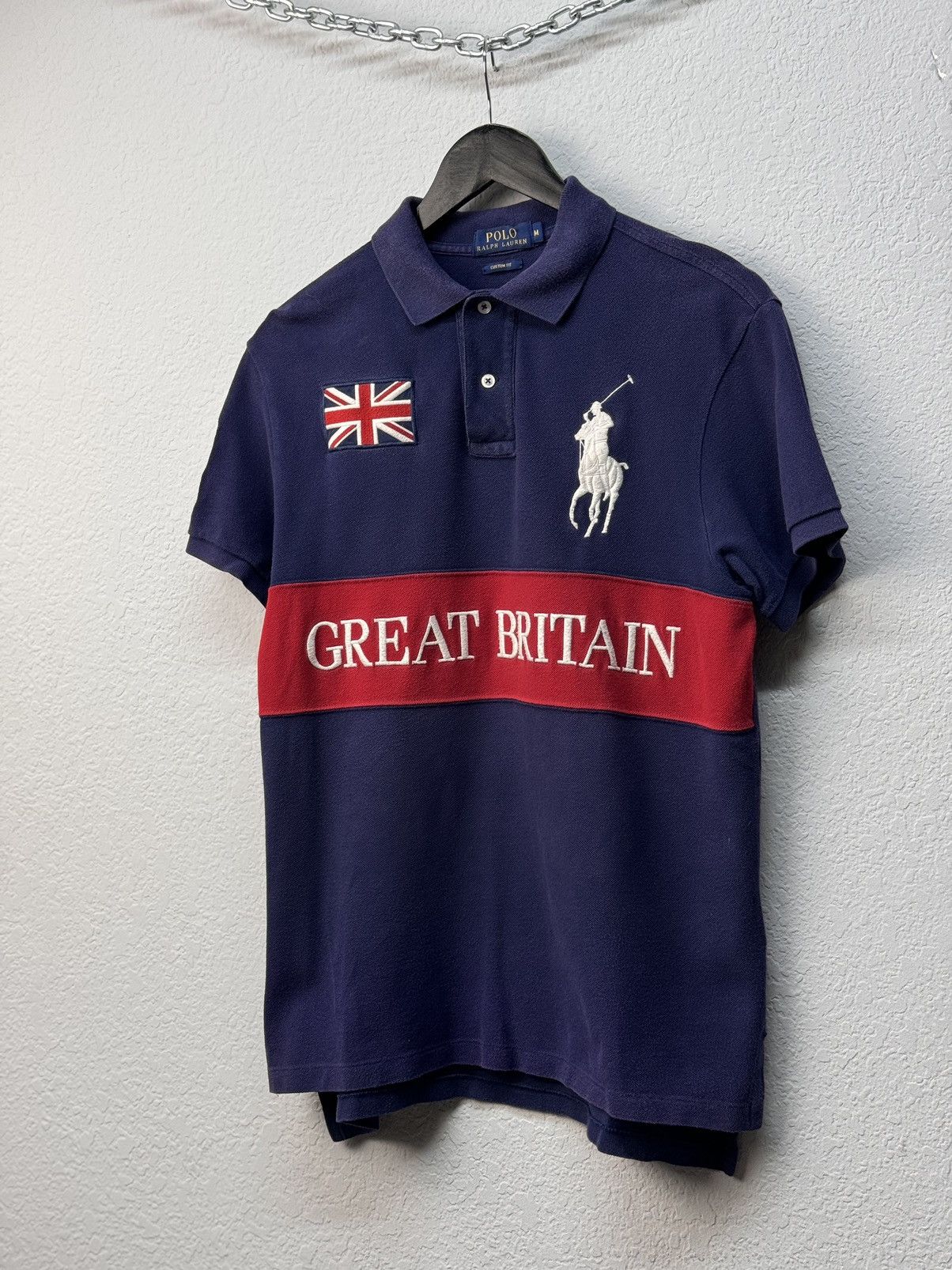 Japanese Brand × Polo Ralph Lauren Vintage Polo Ralph Lauren USA Polo Shirt Rugby Japanese Size US M / EU 48-50 / 2 - 1 Thumbnail