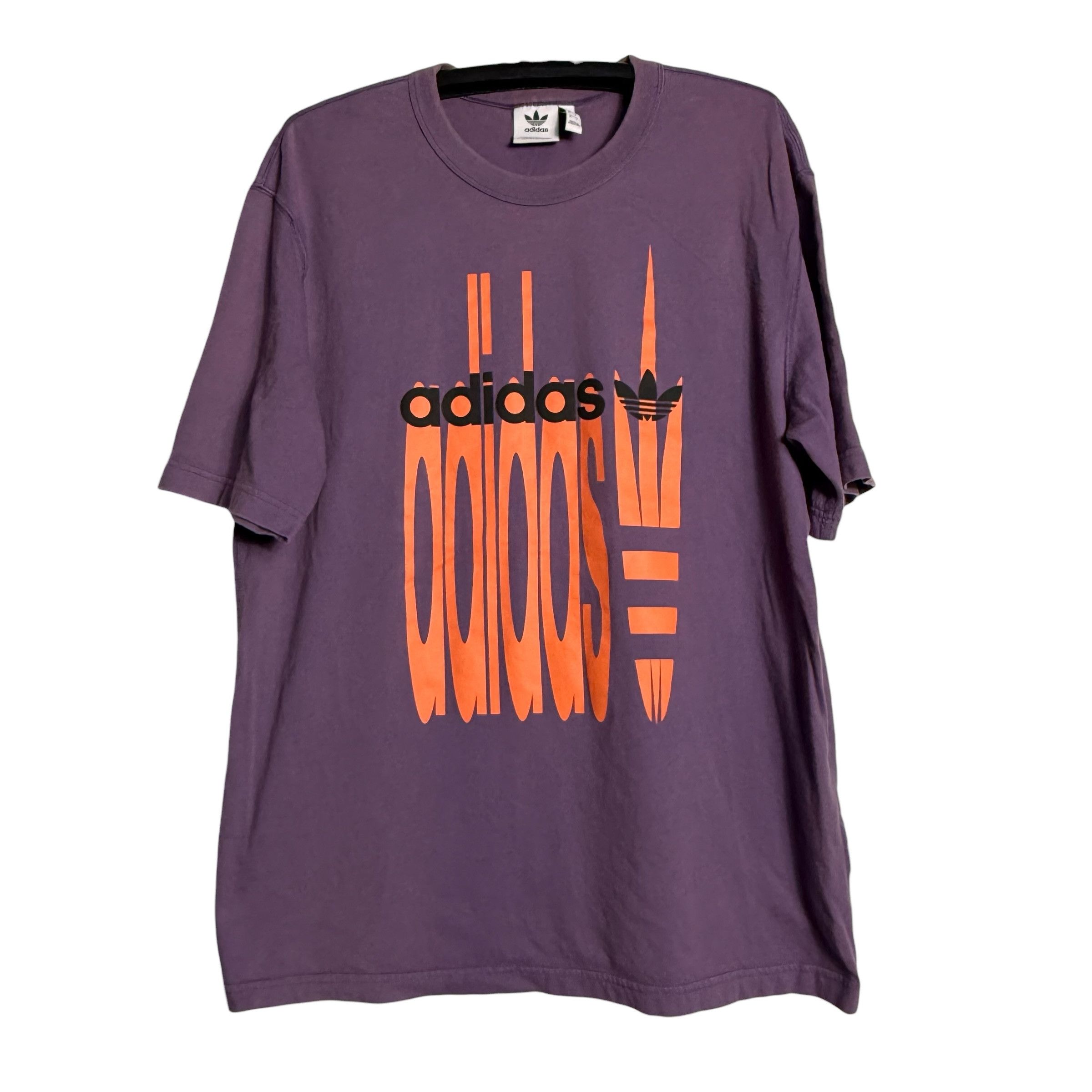Adidas 🔥RARE🔥Vintage Adidas R.V.Y Spellout T-shirt Size US XL / EU 56 / 4 - 1 Thumbnail