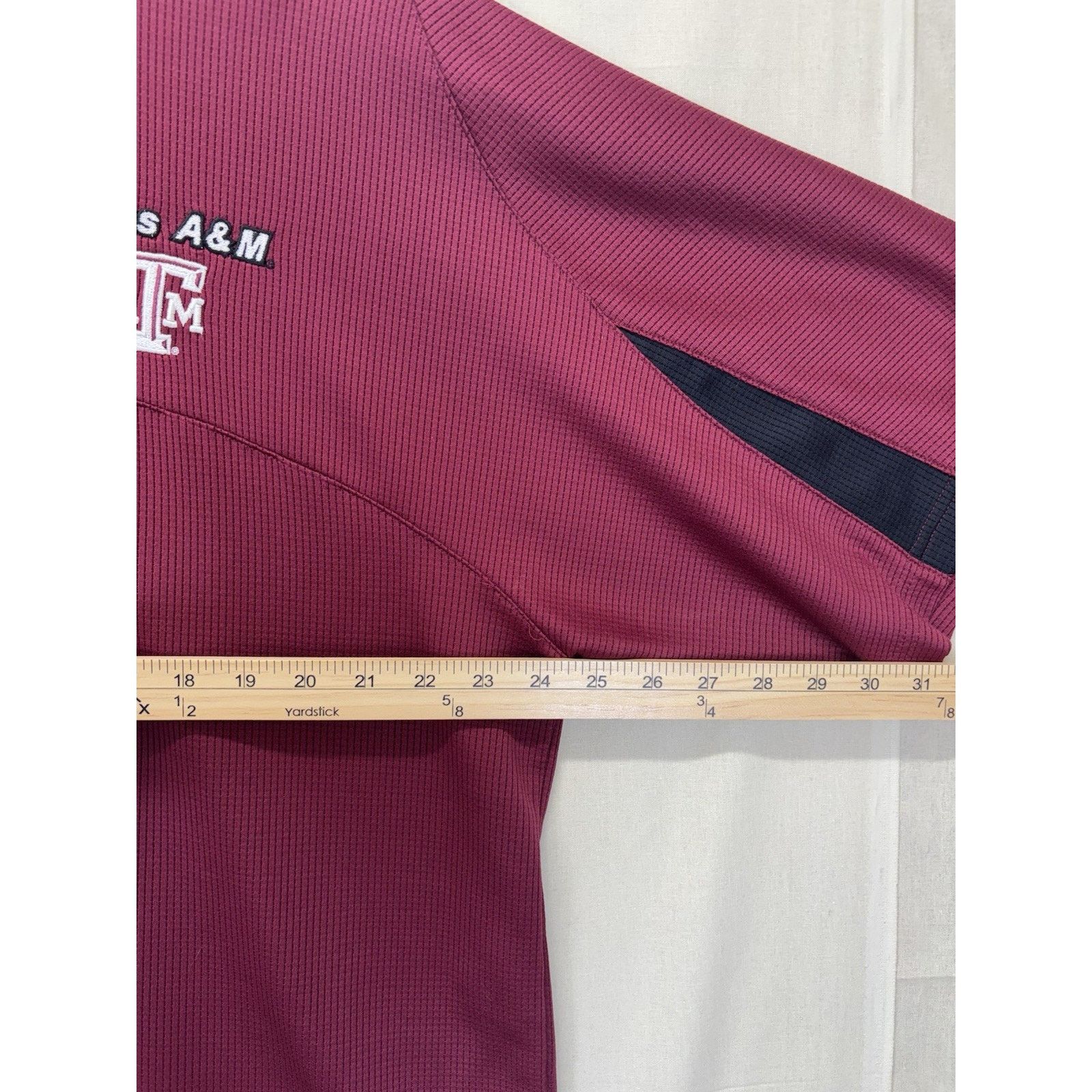 Starter Texas A&M Aggies Starter Polo Shirt Men’s XL Maroon Size US XL / EU 56 / 4 - 3 Thumbnail