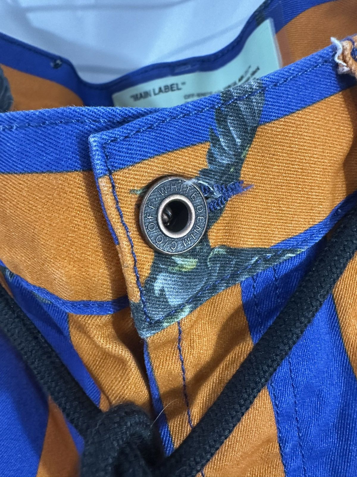 Off-White Off White Striped Denim Size US 32 / EU 48 - 8 Thumbnail