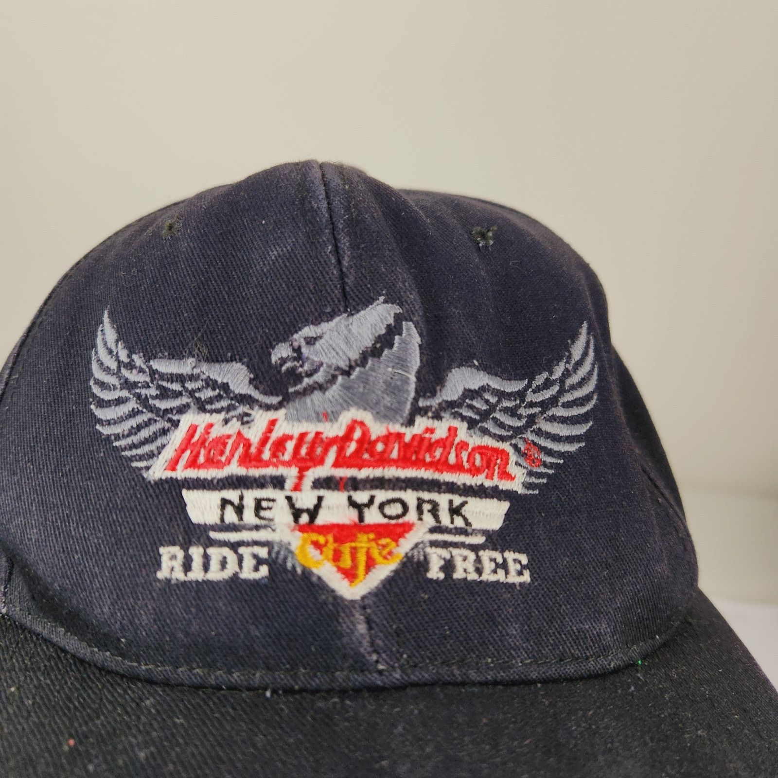 Harley Davidson Harley Davidson New York Hat Motorcycle Snap Back Ride Free Size ONE SIZE - 5 Thumbnail