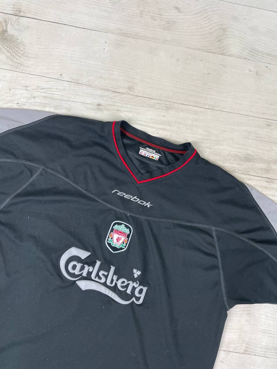 Reebok Vintage Reebok Liverpool 2002 2004 Away Shirt Soccer Jerseys Size US XL / EU 56 / 4 - 2 Thumbnail