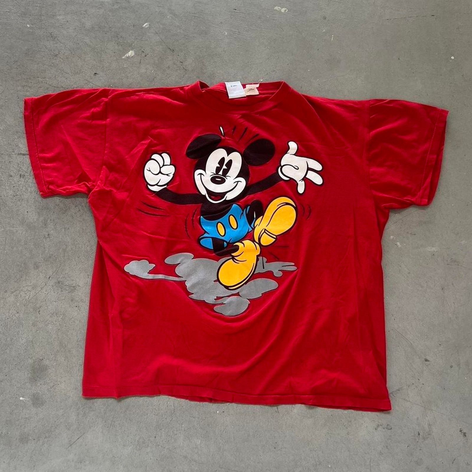 Vintage Vintage 90s Disney Mickey Mouse Cartoon Character T Shirt Grailed