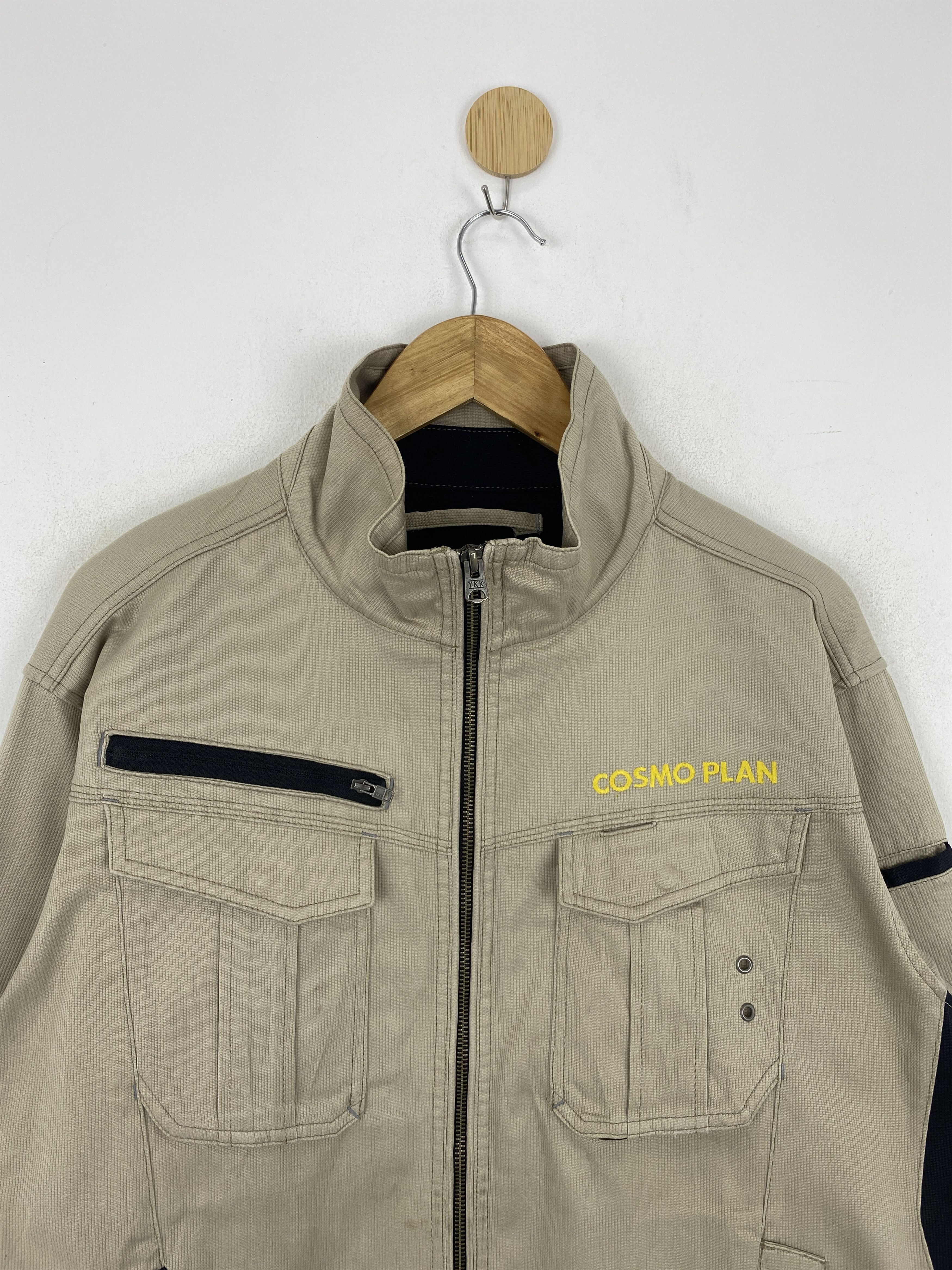 Japanese Brand Vintage Japanese Brand Cosmo Plan Workers Denim Jacket J1900 Size US XXL / EU 58 / 5 - 2 Thumbnail