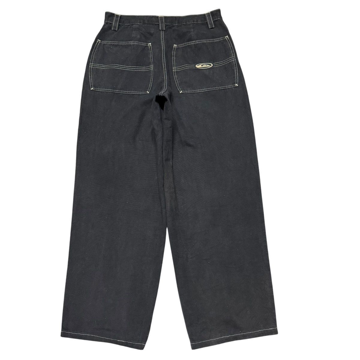 Quiksilver Vintage Quiksilver Denim Baggy Skater Pants Size US 31 - 1 Thumbnail