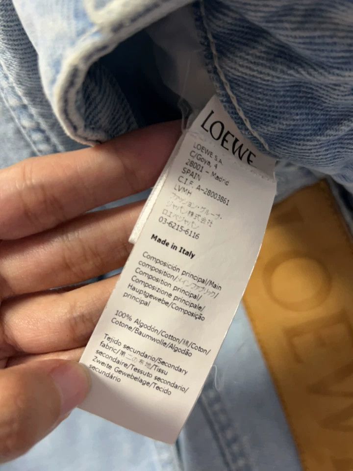Loewe Loewe sizeXS Blue hemmed jeans Size 31" - 3 Thumbnail