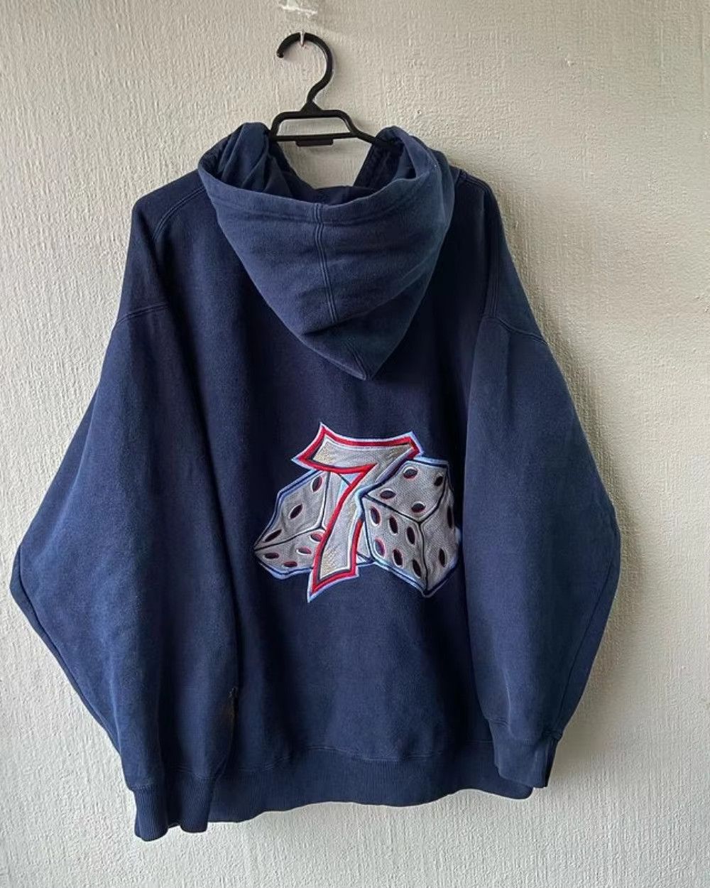 Japanese Brand × Vintage Dice Embroidered Zip Hoodie Size US S / EU 44-46 / 1 - 1 Thumbnail