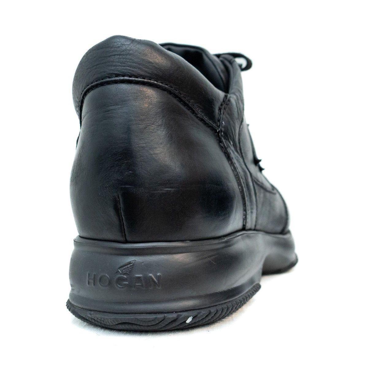 Hogan Hogan Interactive Men’s Black Leather Sneakers – Size US 10 Size US 10 / EU 43 - 11 Thumbnail
