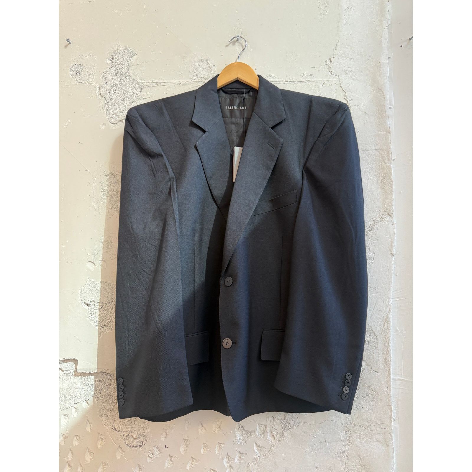 Balenciaga $3.8k Balenciaga 2024 Twill Boxy Jacket Size US S / EU 44-46 / 1 - 1 Thumbnail