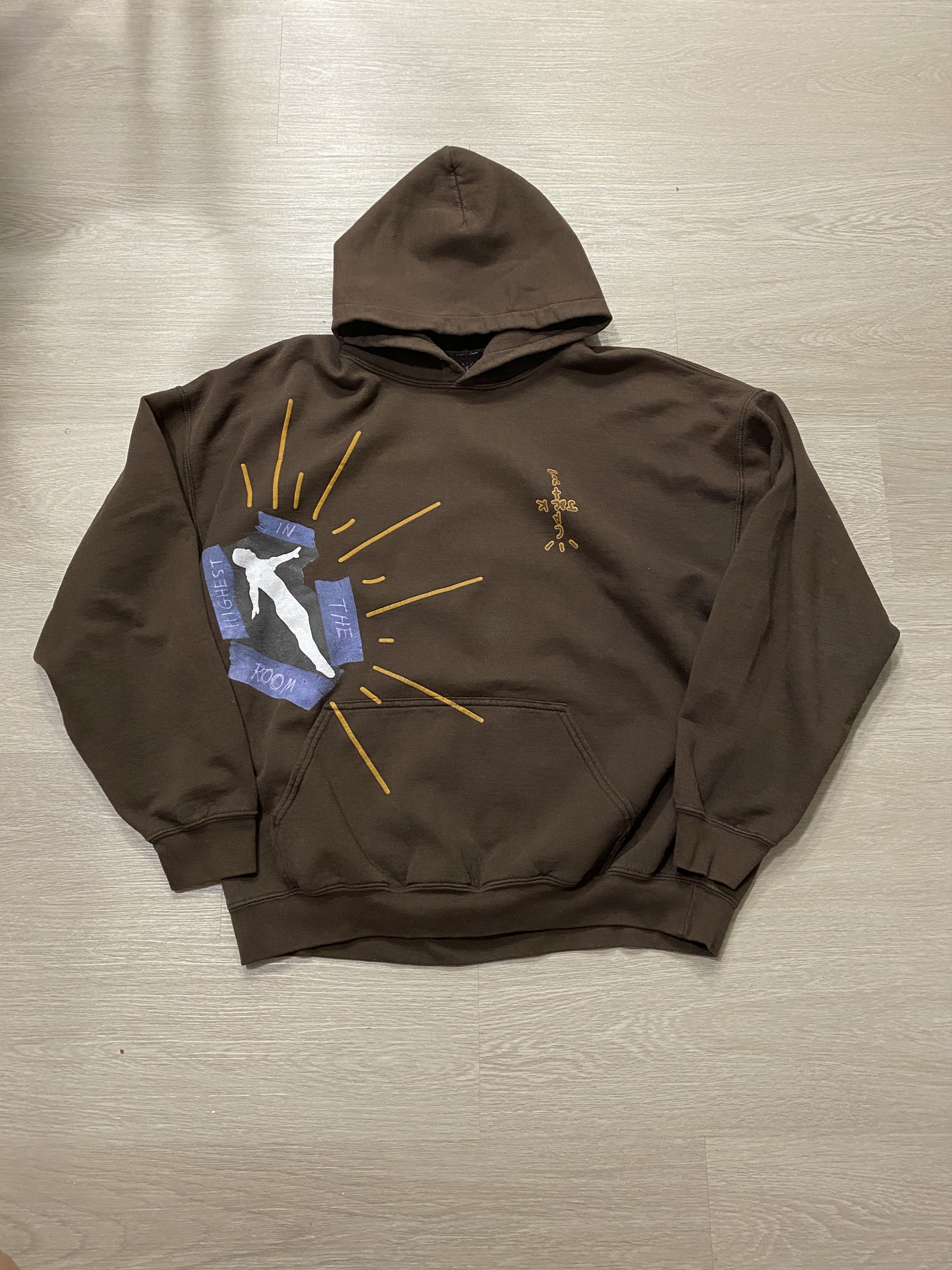 travis scott highest in the room hoodie yellow