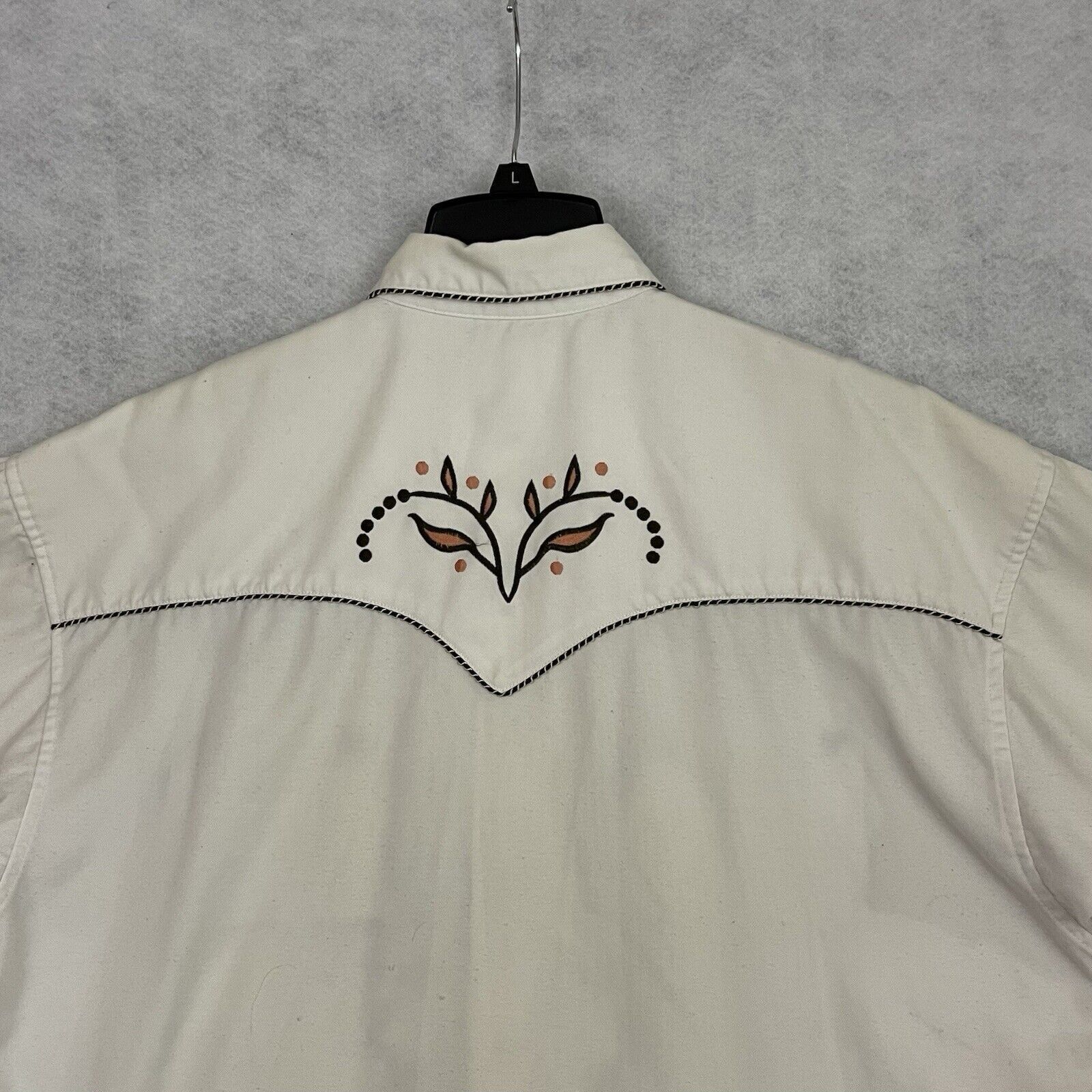 Panhandle Slim Panhandle Slim Mens Shirt Large White Embroidered Pearl Snap Size US L / EU 52-54 / 3 - 12 Thumbnail