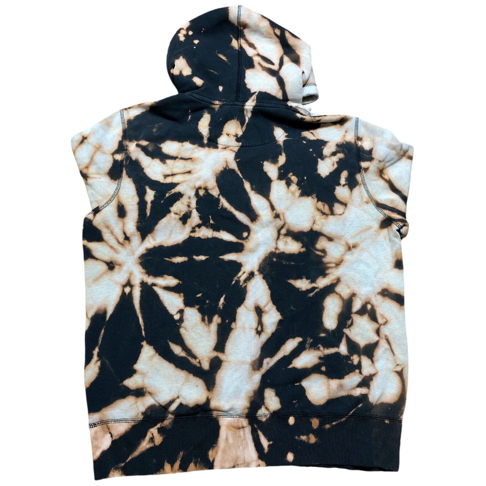 Nike Nike Hoodie Mens L Black Tie Dye Acid Wash Logo Sleeves 90s Streetwear Shirt? Size US L / EU 52-54 / 3 - 3 Thumbnail