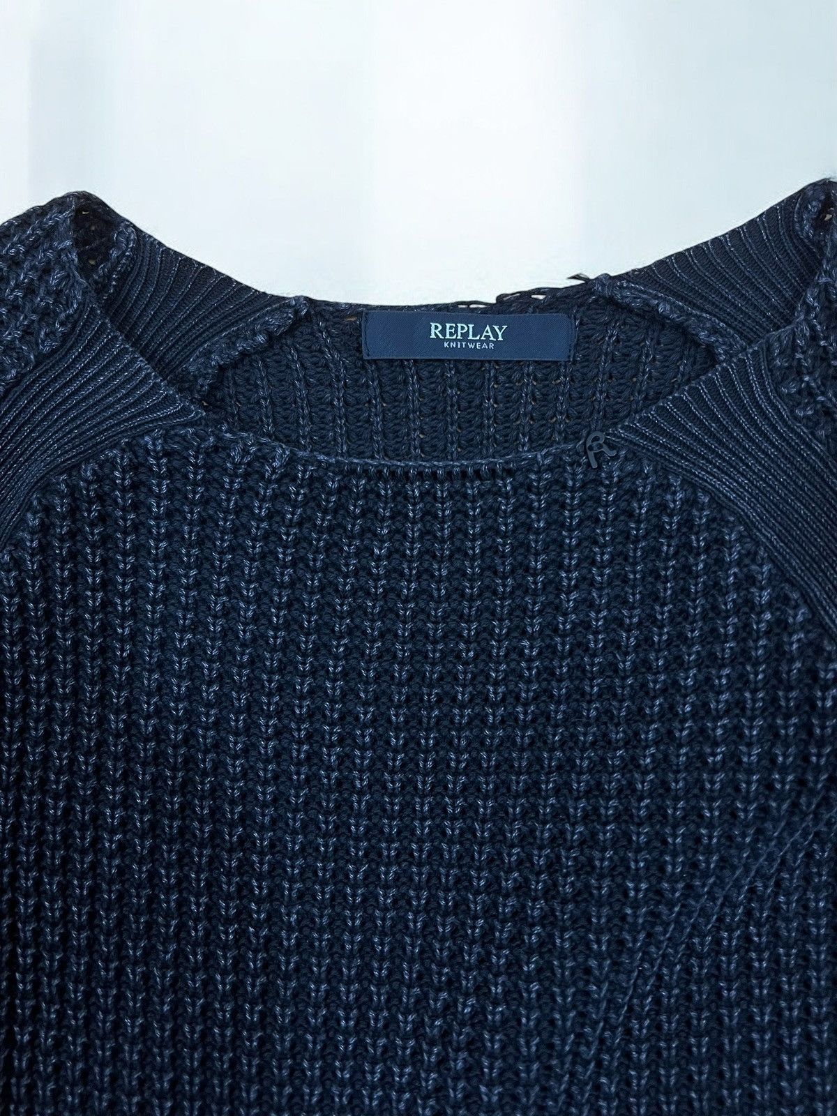 Replay Replay Knitwear Navy Sweater size M Size M / US 6-8 / IT 42-44 - 6 Thumbnail