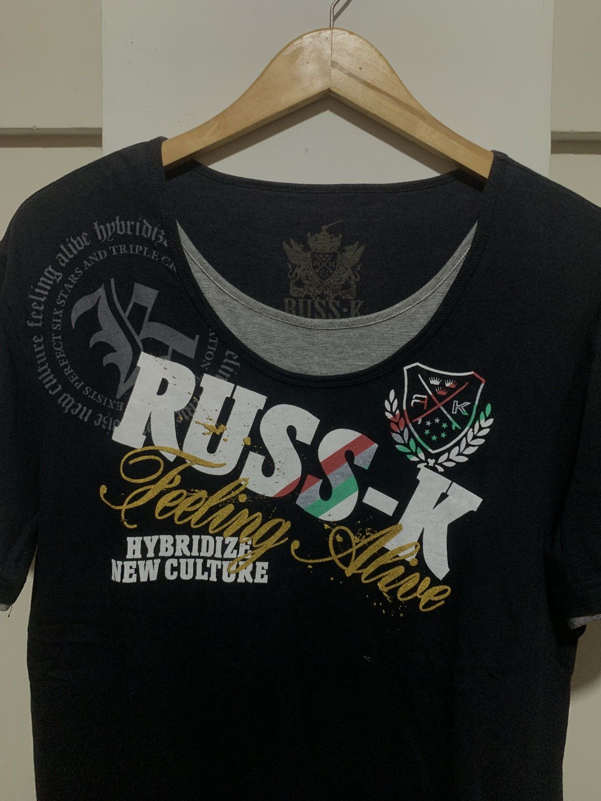 Hysteric Glamour × Supreme Japanese Double Layer Poem Rusk-k LongSleeve Tee Shirt Size US XL / EU 56 / 4 - 7 Thumbnail
