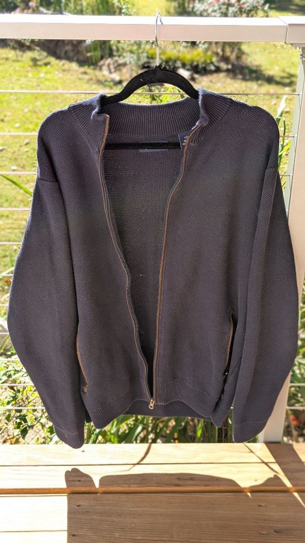 Chaps Men's Chaps Navy Zip Up Sweater L Size US L / EU 52-54 / 3 - 2 Thumbnail