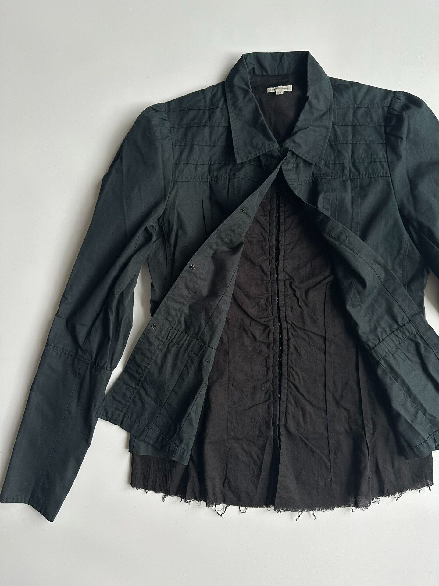 Dries Van Noten DRIES VAN NOTEN size38 Leica-style double-layer buttoned sh Size US S / EU 44-46 / 1 - 1 Thumbnail