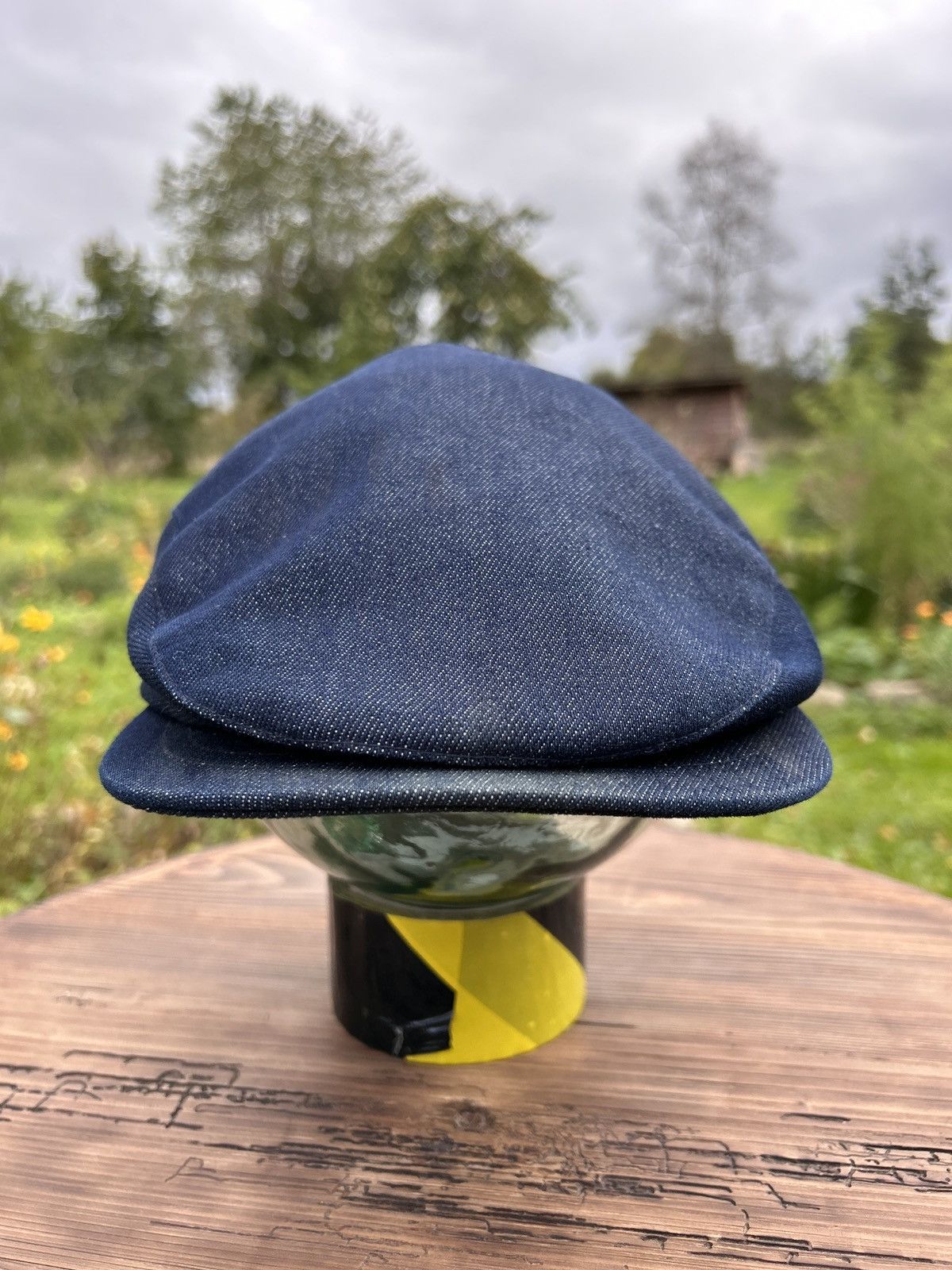 Nudie Jeans Vintage Nudie Jeans Newsboy Denim Flat Cap Hat Size ONE SIZE - 3 Thumbnail