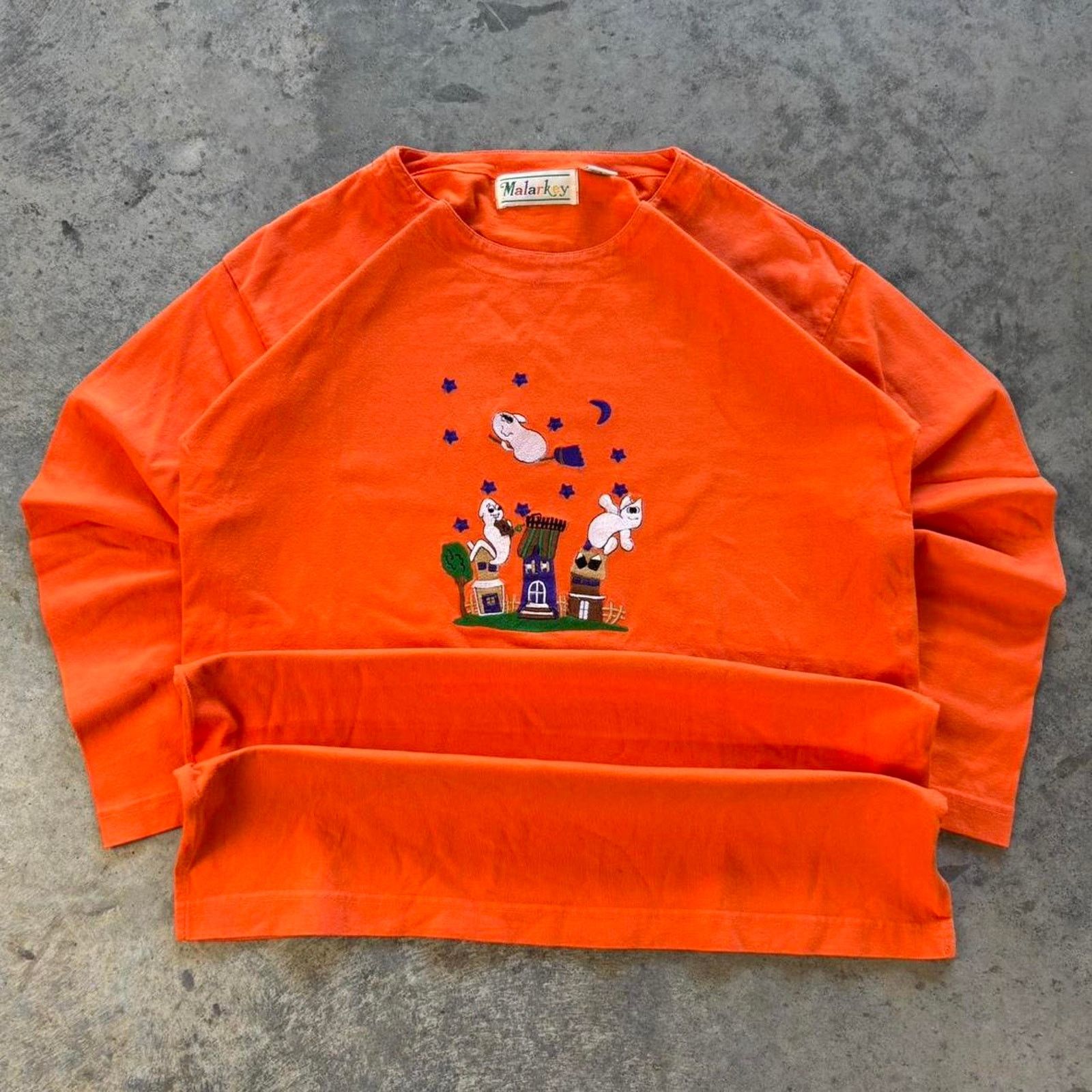 Vintage 90s Halloween embroidered Shirt Size S / US 4 / IT 40 - 1 Thumbnail