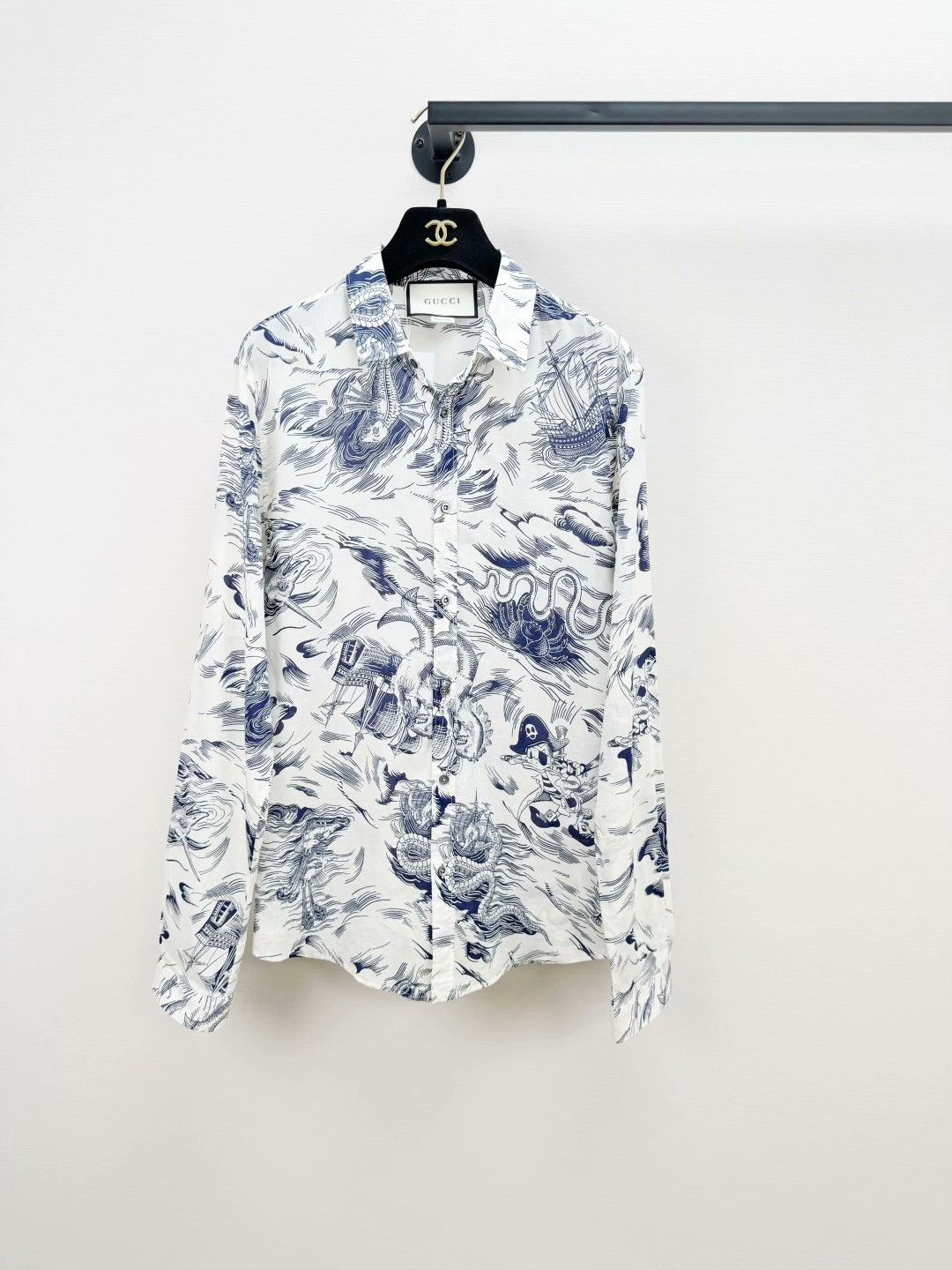 Gucci Gucci New Shirt Size 38 Size US M / EU 48-50 / 2 - 1 Thumbnail