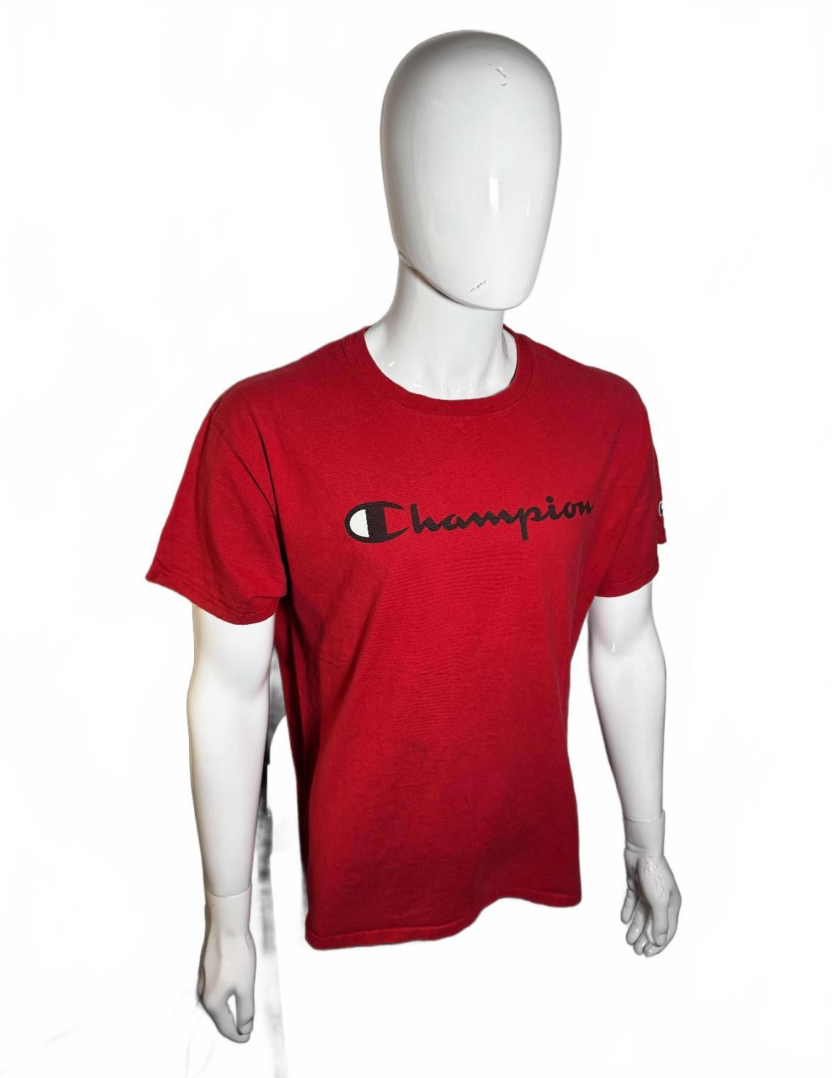 Champion Champion Red Graphic T-Shirt - Authentic Athletic Wear Size US L / EU 52-54 / 3 - 3 Thumbnail