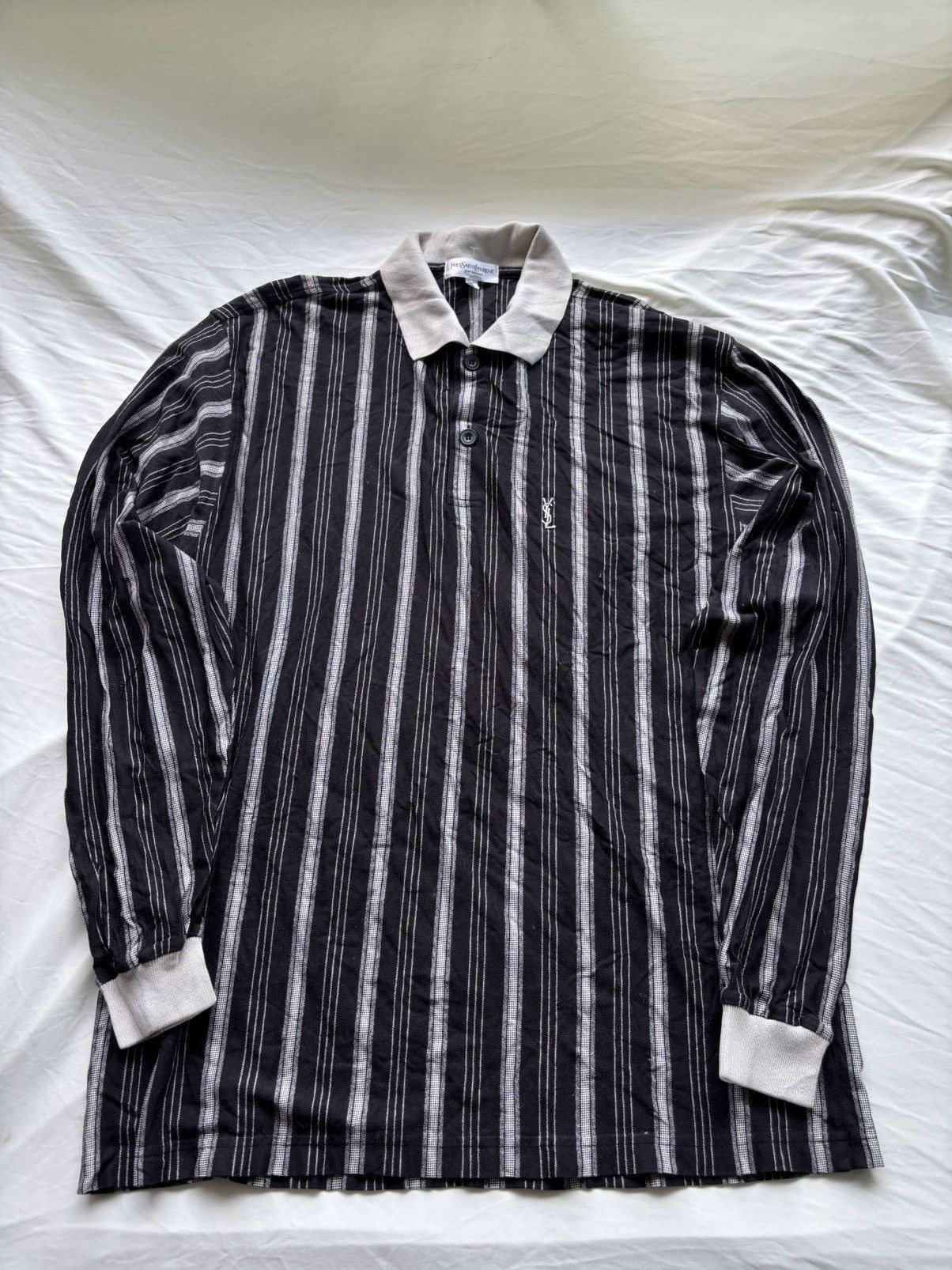 Yves Saint Laurent Yves Saint Laurent Polo Shirt Size US XL / EU 56 / 4 - 1 Thumbnail
