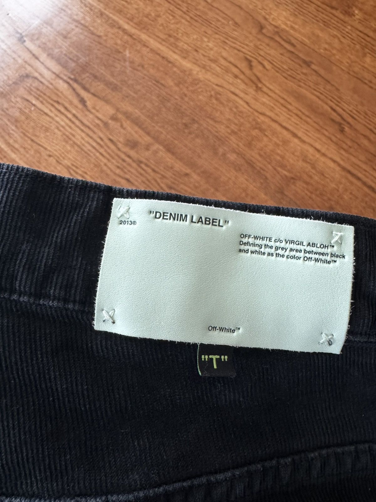 Off-White Off White Corduroy Trousers Size US 31 - 4 Thumbnail