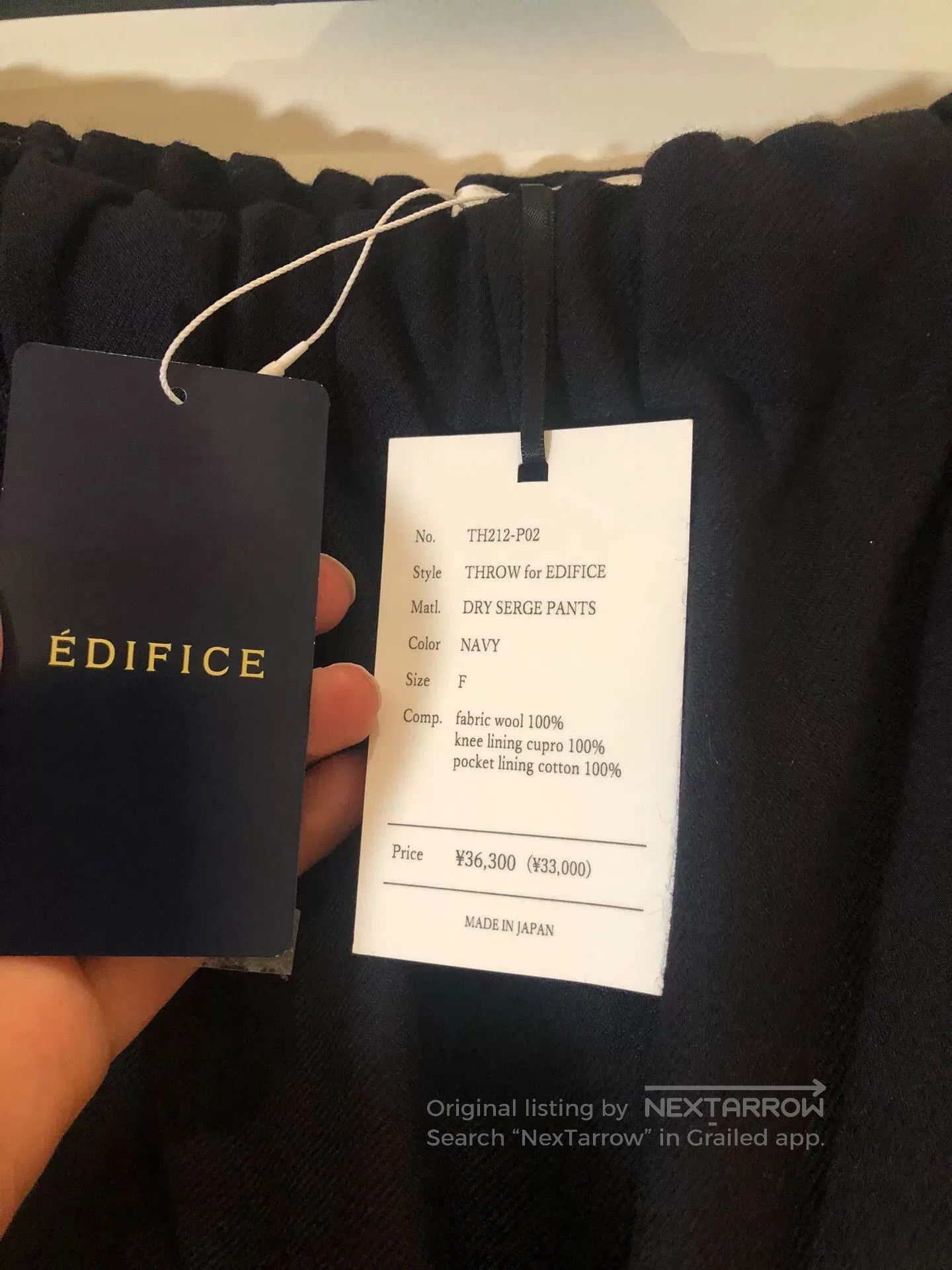 Edifice Japan EDIFICE LA BOUCLE Tapered Trousers. Size US 30 / EU 46 - 4 Thumbnail